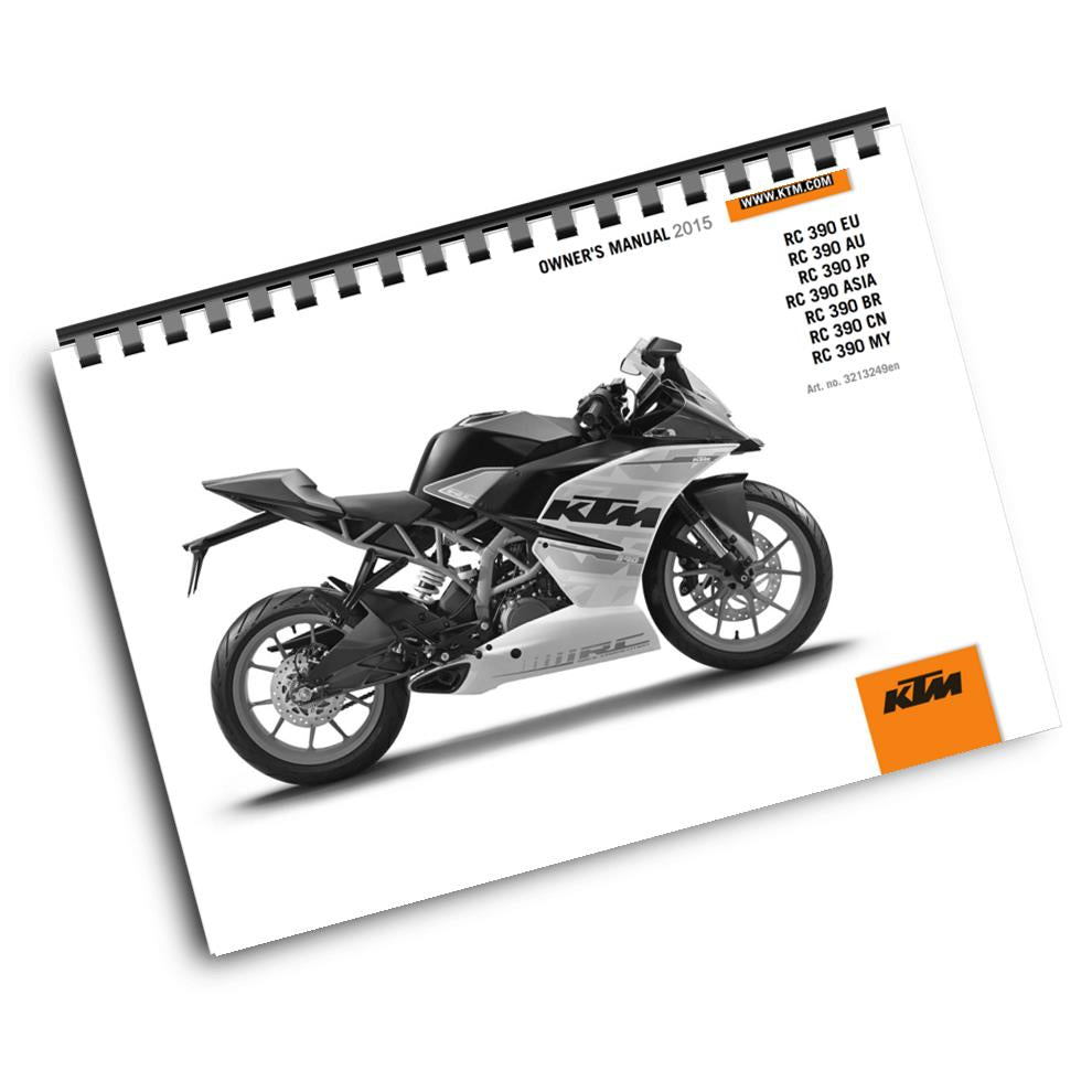 KTM 2015 - RC 390 - OWNERS MANUAL USER GUIDE