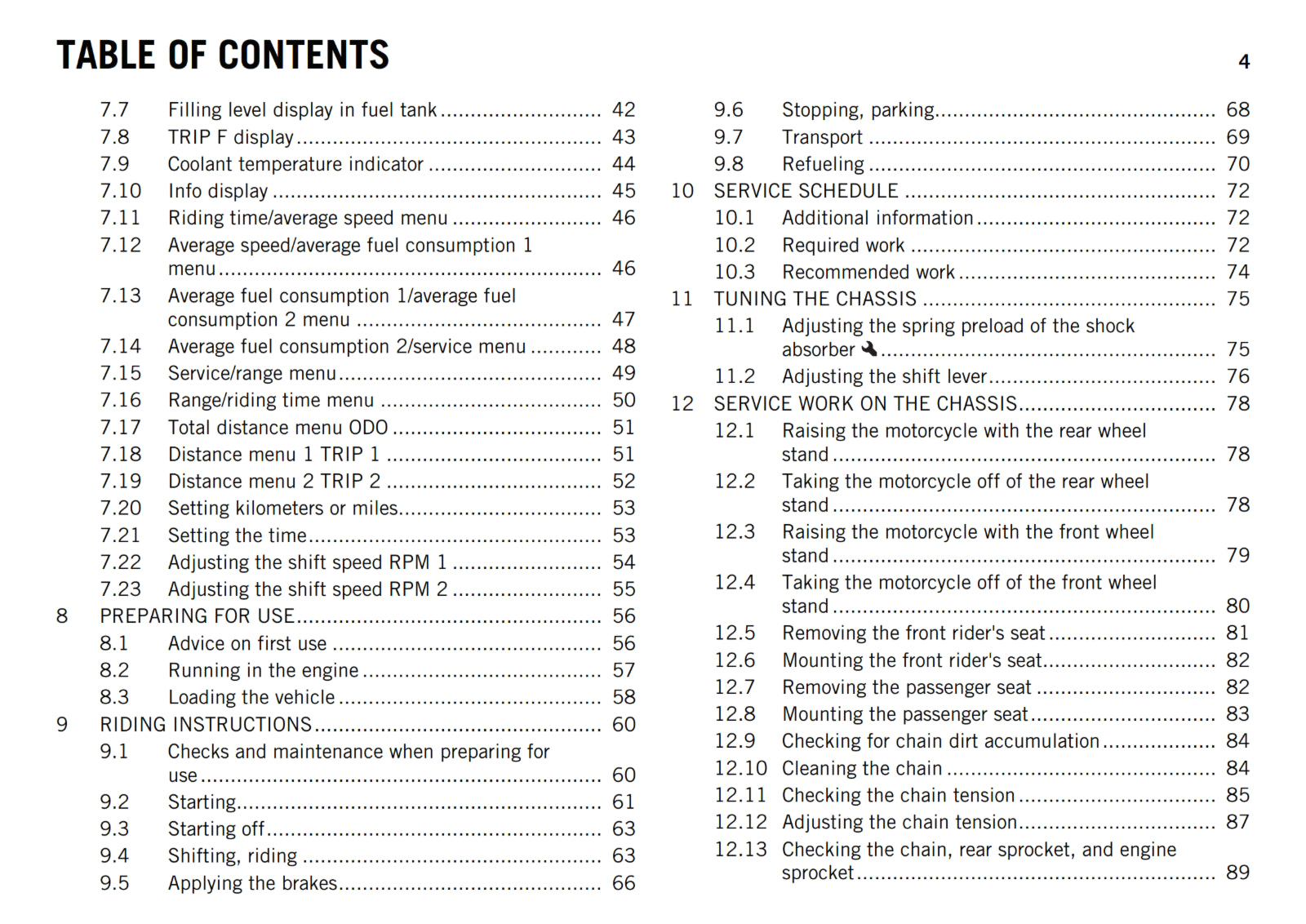 KTM 2015 - RC 390 - OWNERS MANUAL USER GUIDE