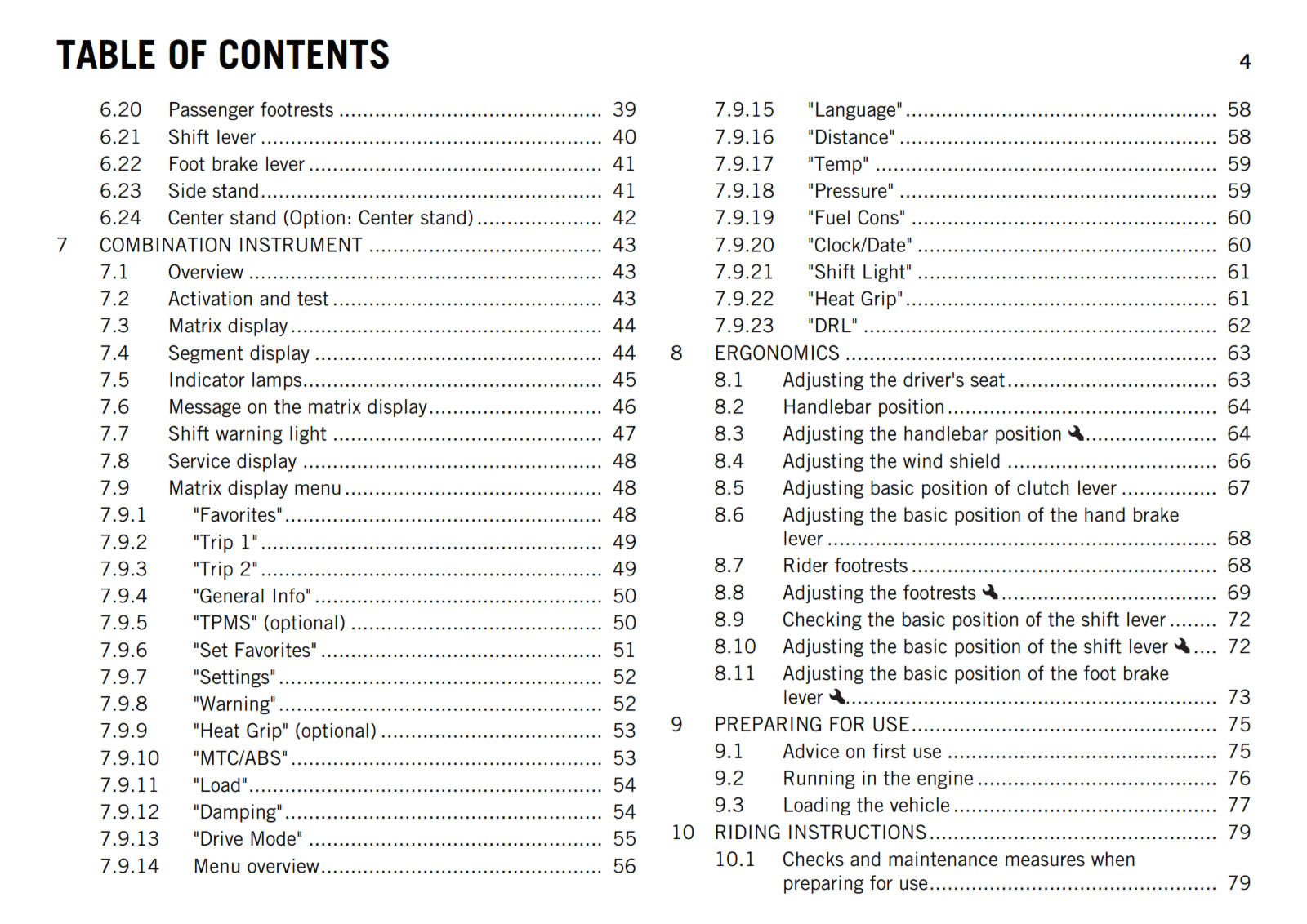 KTM 2015 - 1190 ADVENTURE - OWNERS MANUAL USER GUIDE