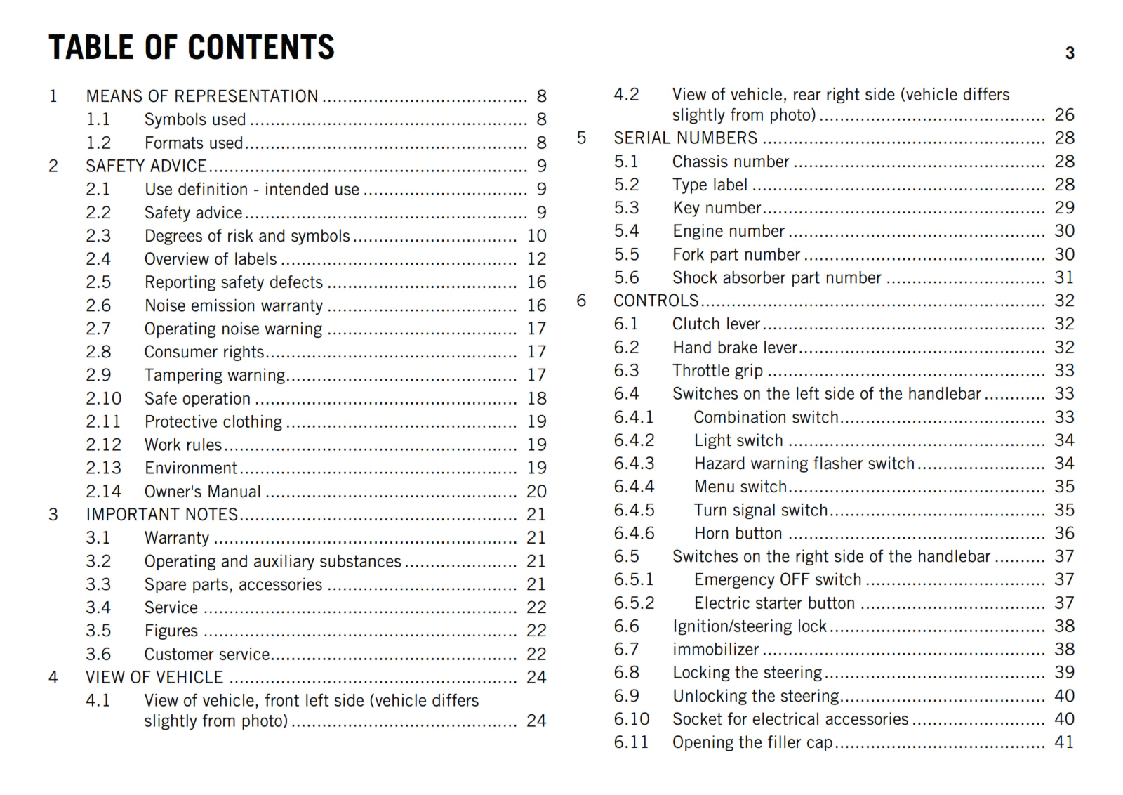 KTM 2015 - 1190 ADVENTURE US - OWNERS MANUAL USER GUIDE