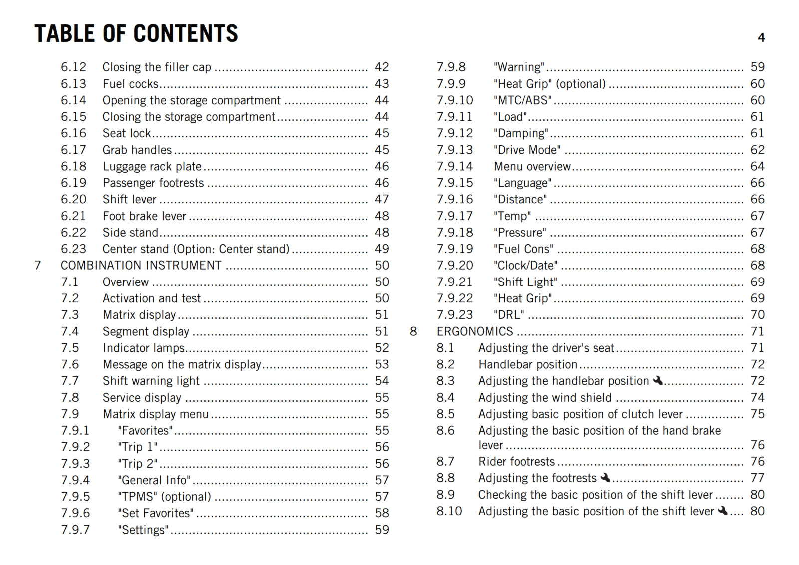 KTM 2015 - 1190 ADVENTURE US - OWNERS MANUAL USER GUIDE