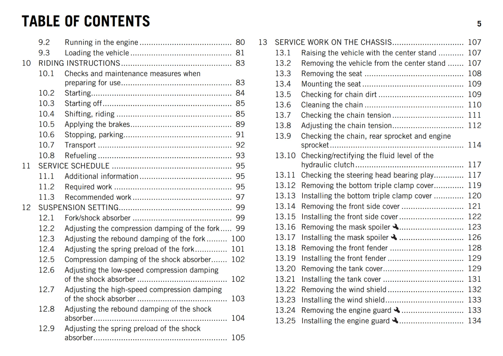 KTM 2015 - 1190 ADVENTURE R US - OWNERS MANUAL USER GUIDE