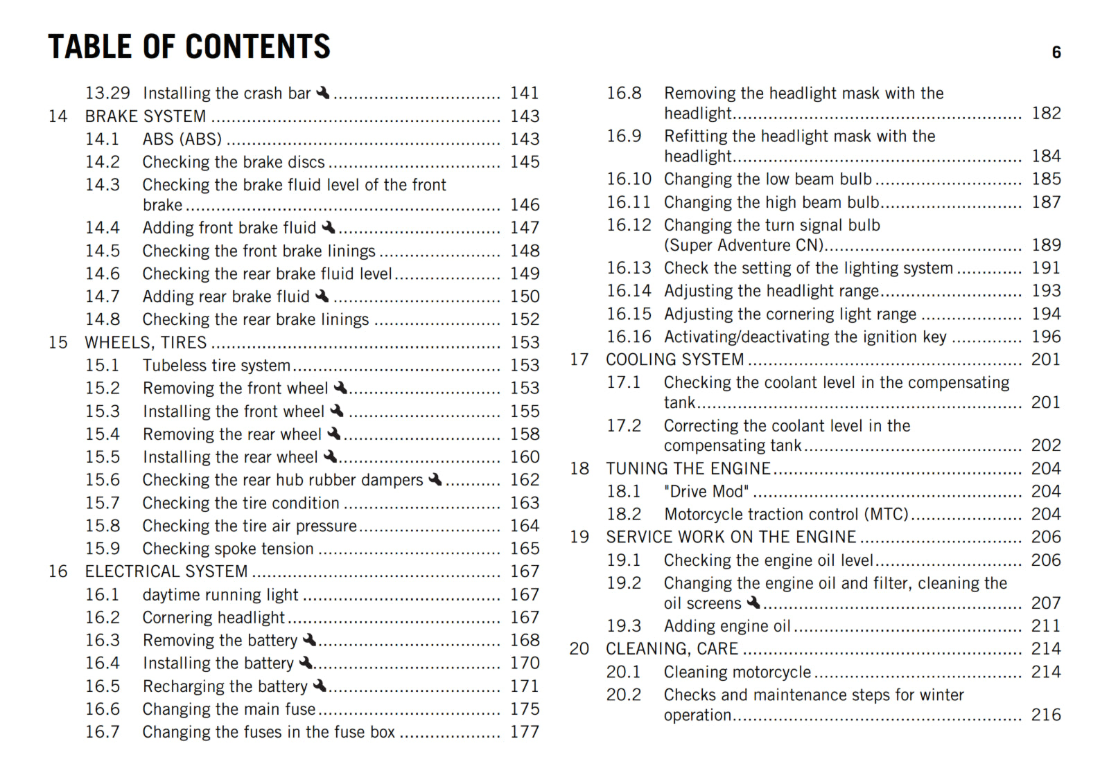 KTM 2015 - 1290 SUPER ADVENTURE - OWNERS MANUAL USER GUIDE