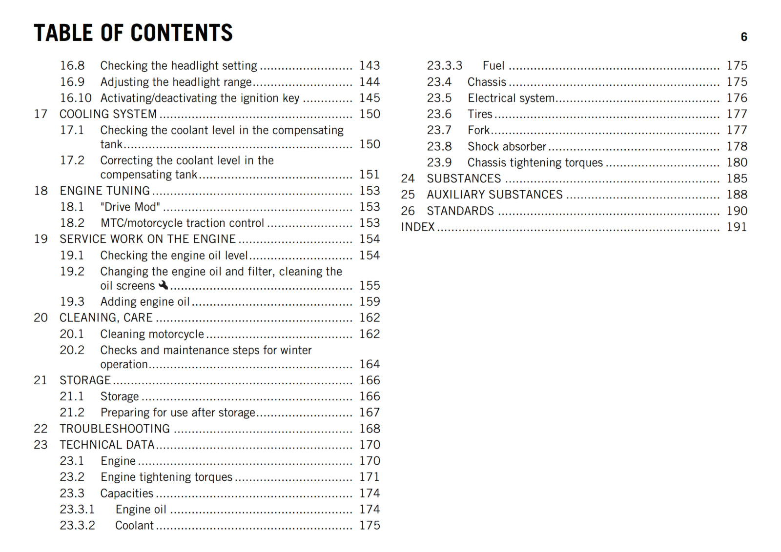 KTM 2015 - 1290 SUPER DUKE R - OWNERS MANUAL USER GUIDE