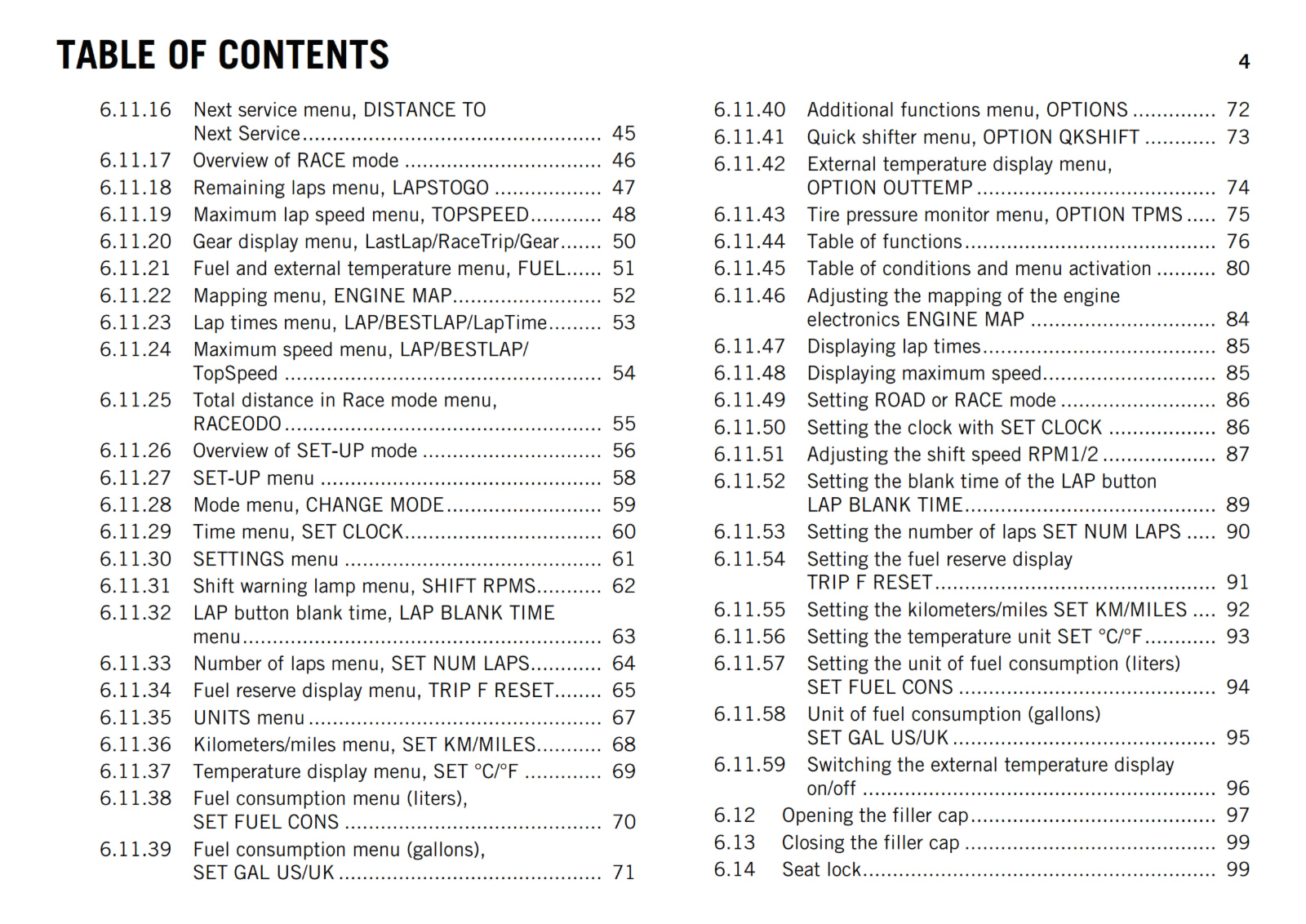 KTM 2015 - 1190 RC8 R - OWNERS MANUAL USER GUIDE