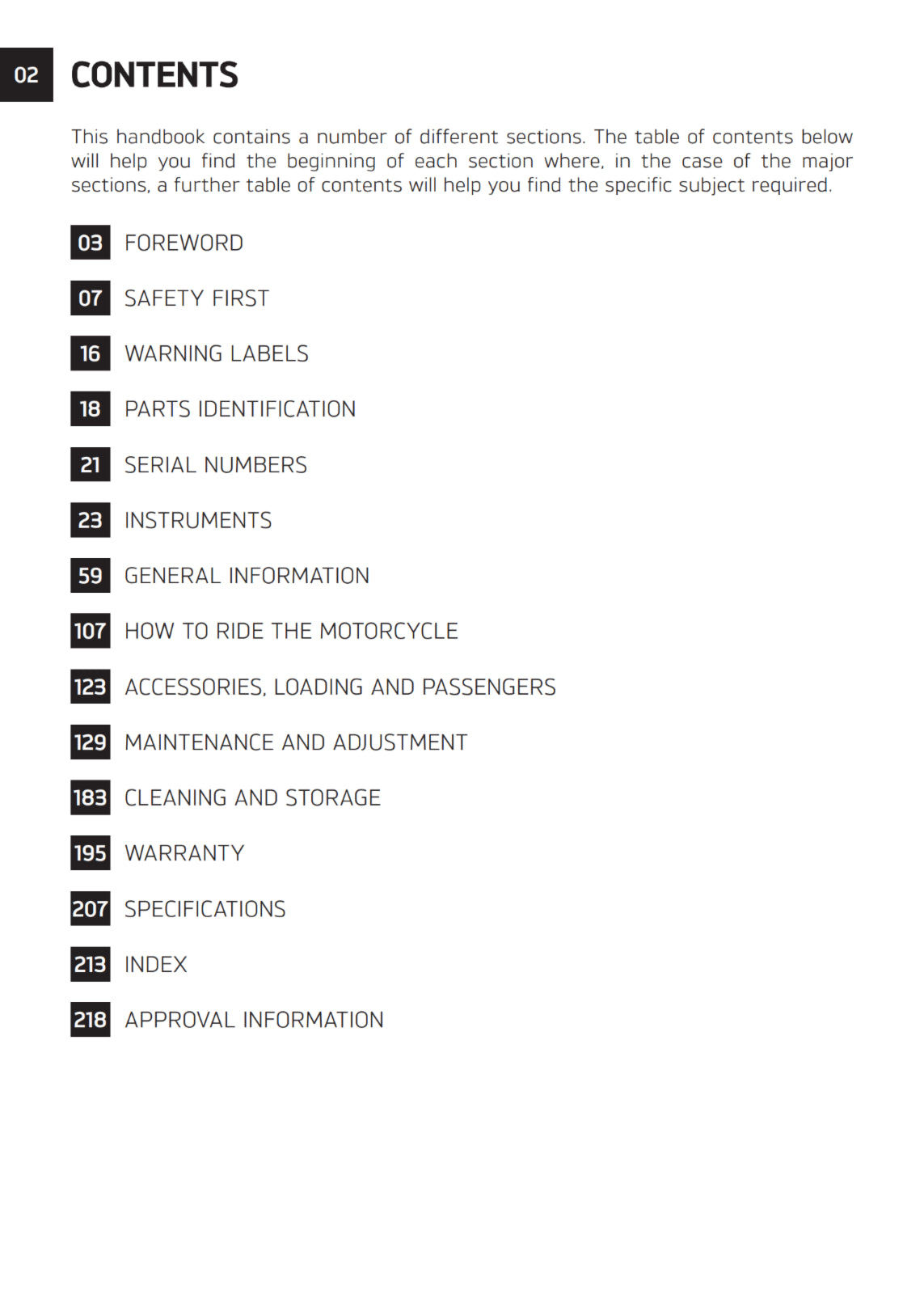 2024 2025 TRIUMPH OWNERS HANDBOOK - TIGER 1200 GT RALLY EXPLORER PRO EURO 5B