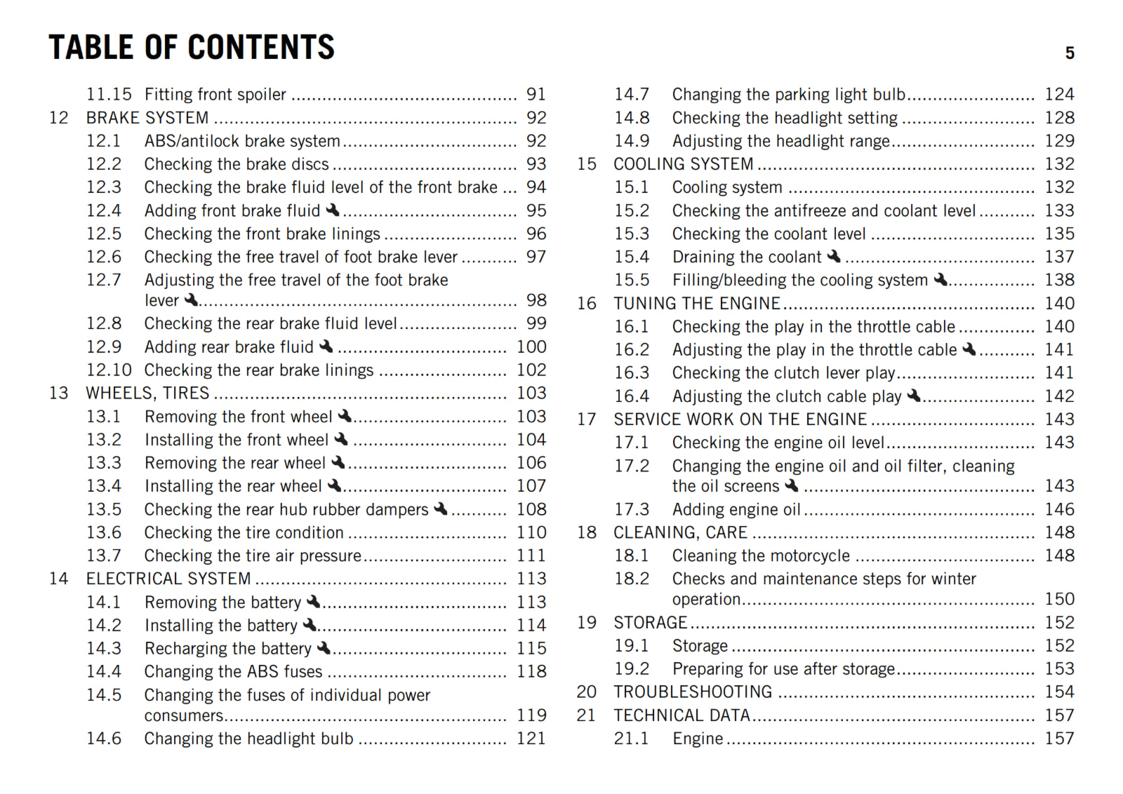 KTM 2015 - 390 DUKE - OWNERS MANUAL USER GUIDE