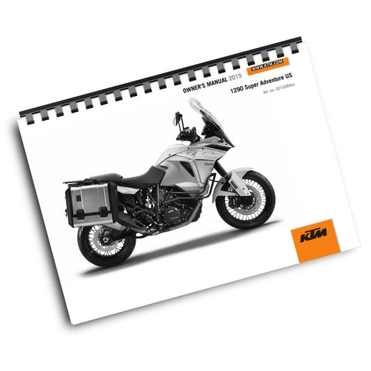 KTM 2015 - 1290 SUPER ADVENTURE US - OWNERS MANUAL USER GUIDE