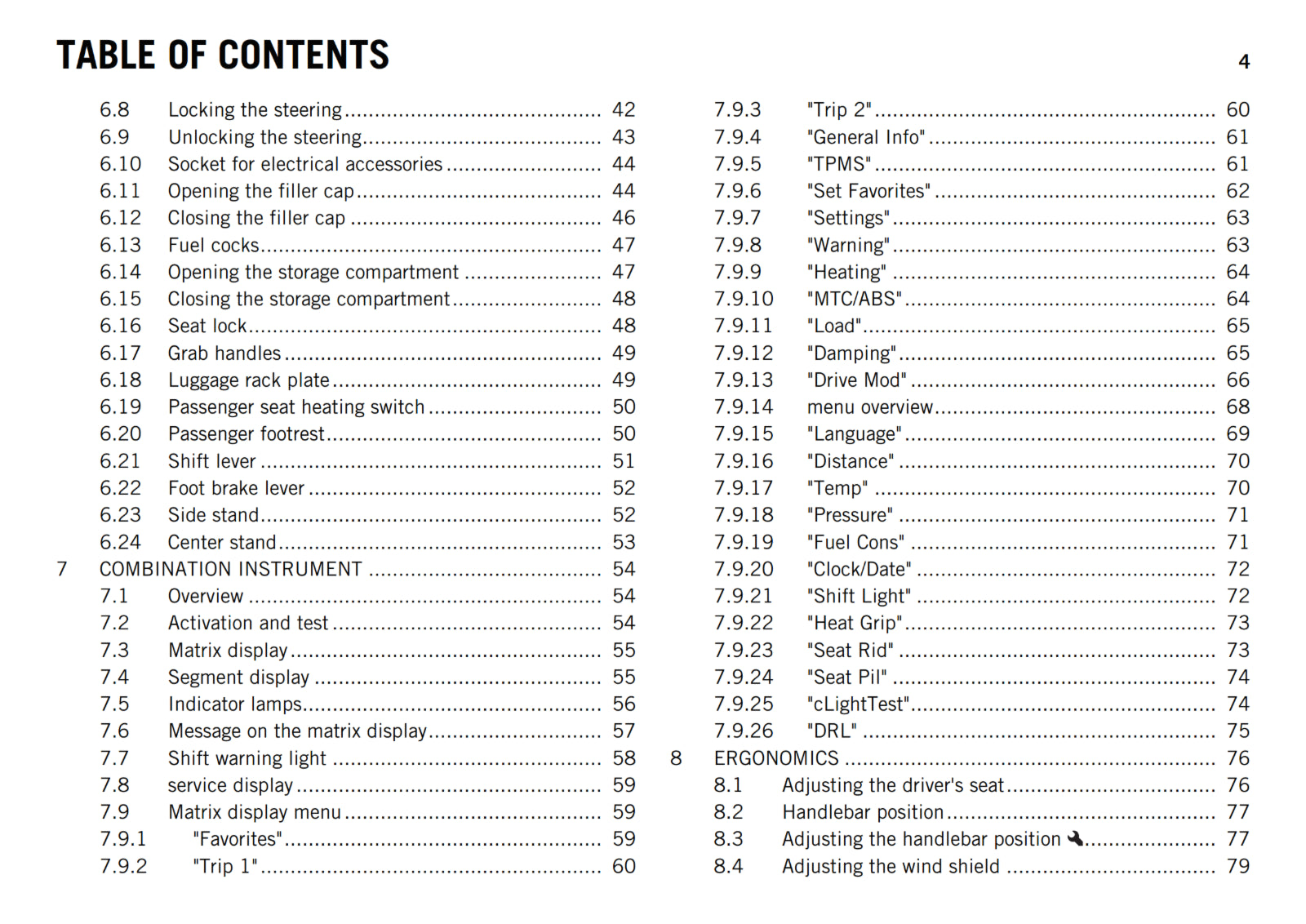 KTM 2015 - 1290 SUPER ADVENTURE US - OWNERS MANUAL USER GUIDE