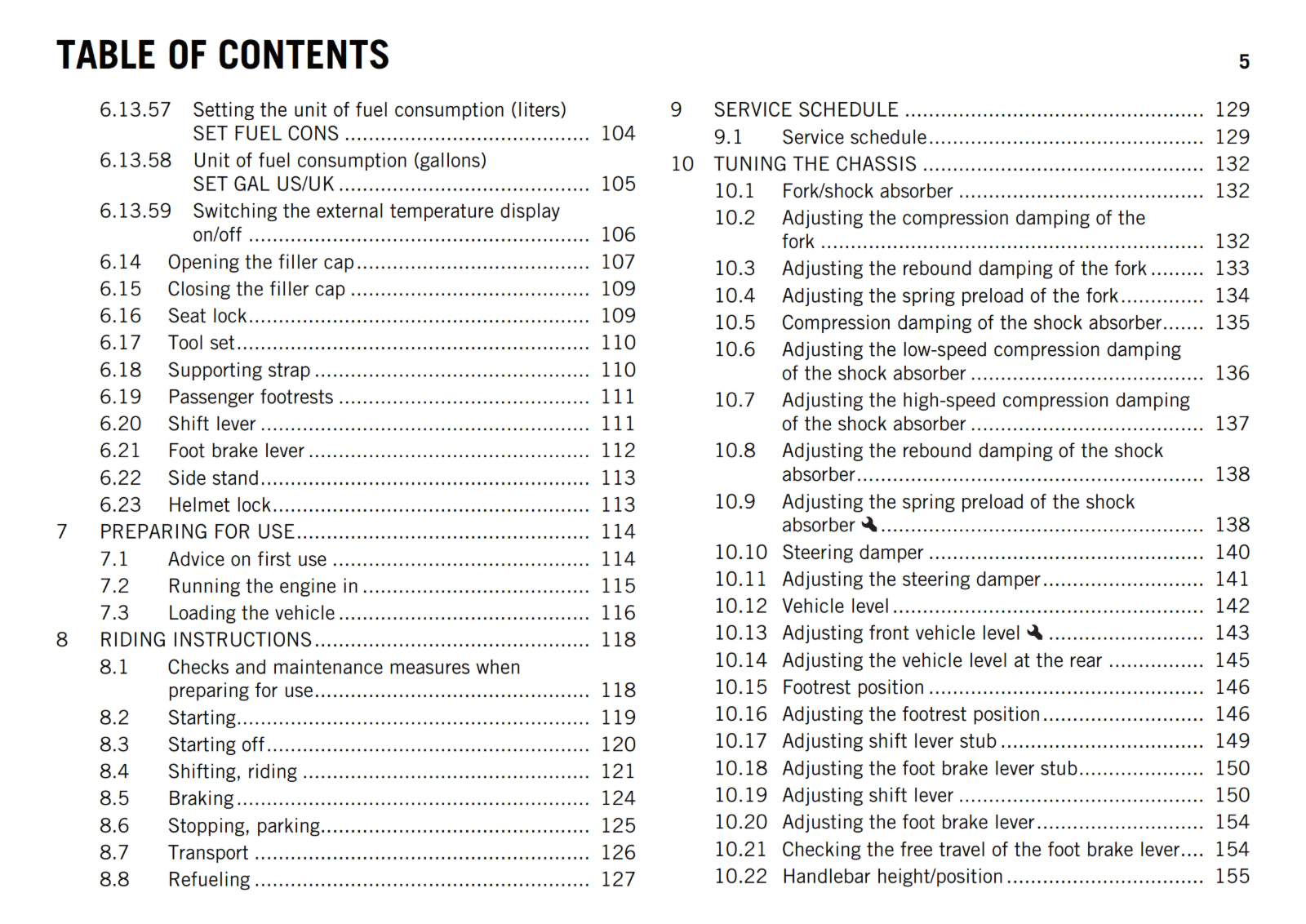 KTM 2015 - 1190 RC8 R US - OWNERS MANUAL USER GUIDE