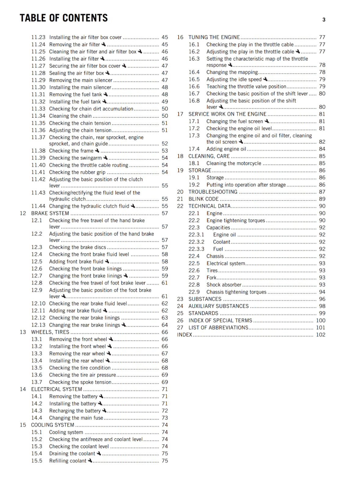 KTM 2016 - 250 SX-F FACTORY EDITION US - OWNERS MANUAL USER GUIDE