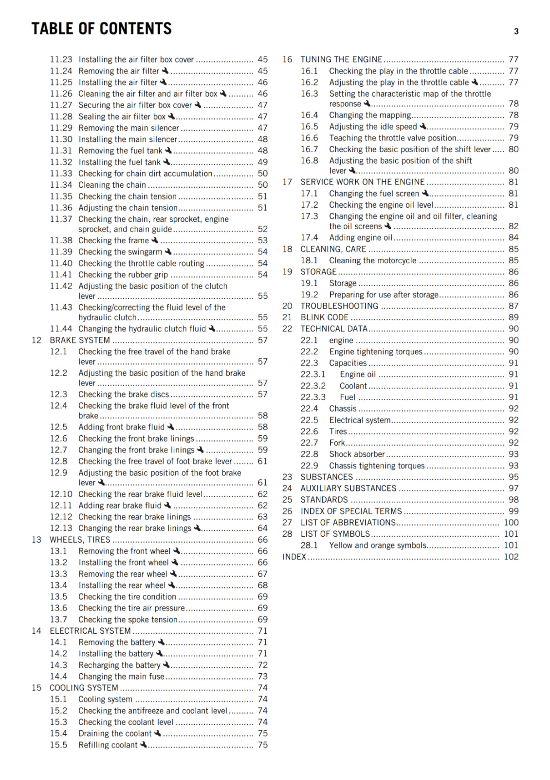 KTM 2016 - 450 SX-F FACTORY EDITION - OWNERS MANUAL USER GUIDE