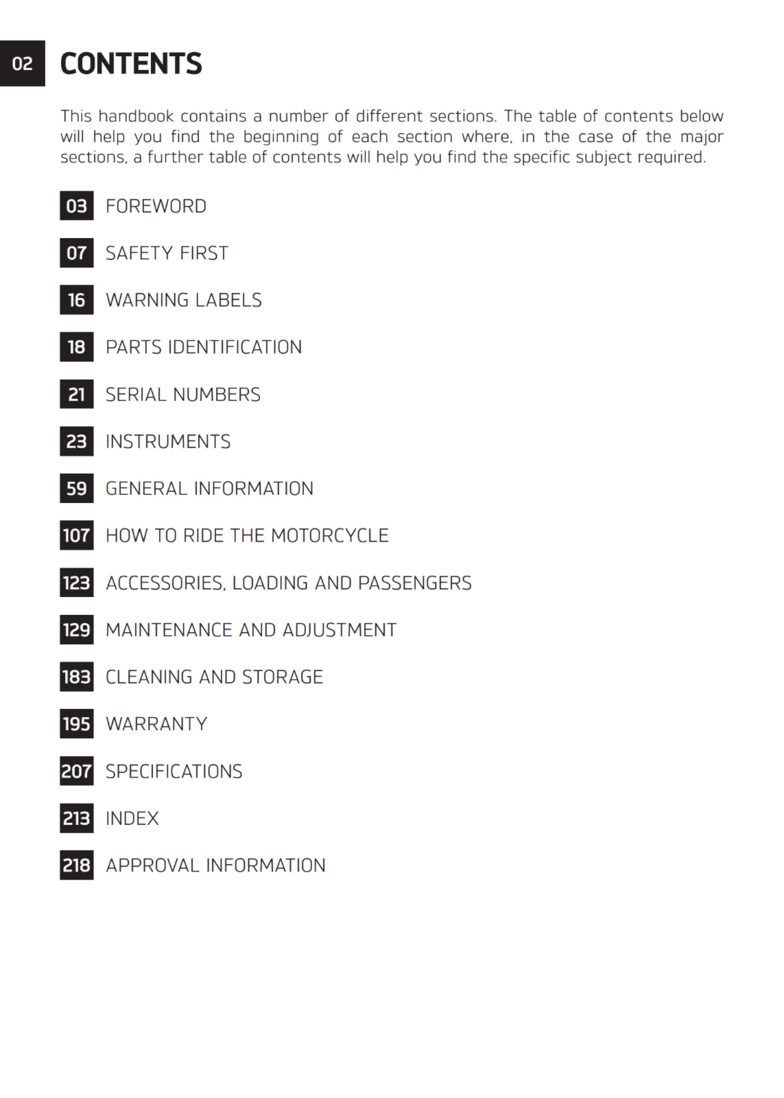 2024 2025 TRIUMPH OWNERS HANDBOOK - TIGER 1200 RALLY BLACK EDITION GT PRO