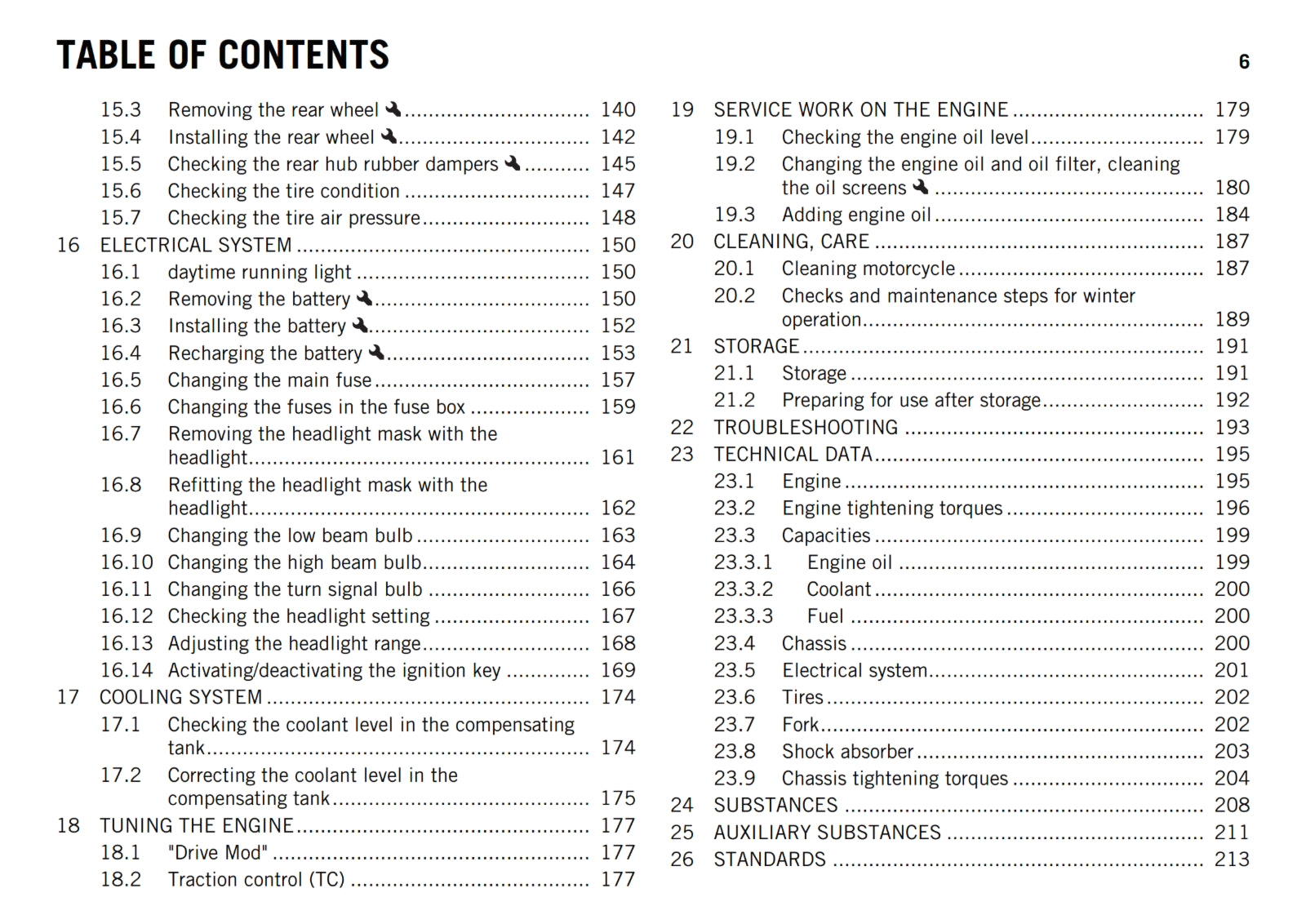 KTM 2016 - 1050 ADVENTURE - OWNERS MANUAL USER GUIDE