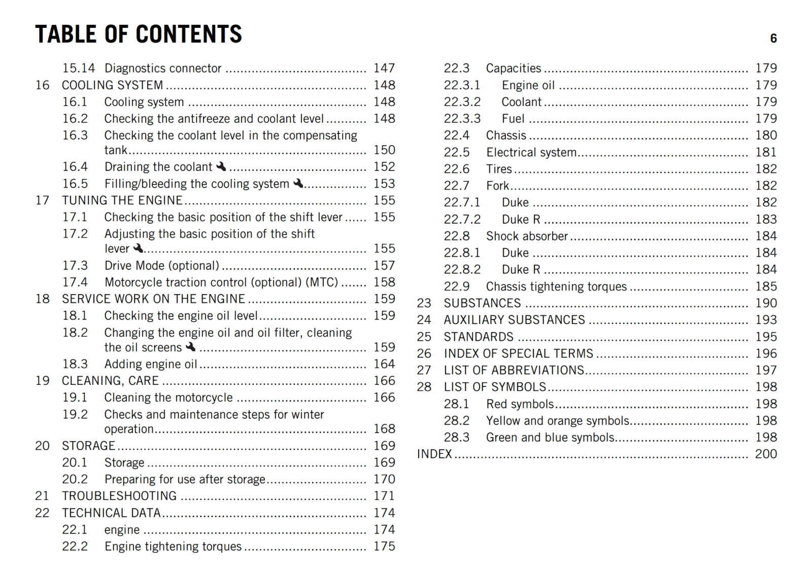 KTM 2016 - 690 DUKE R - OWNERS MANUAL USER GUIDE