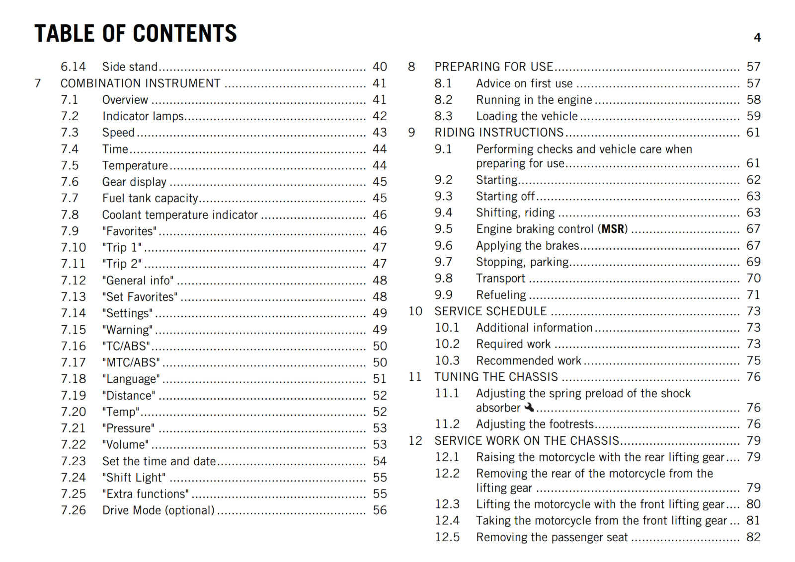 KTM 2016 - 690 DUKE US - OWNERS MANUAL USER GUIDE