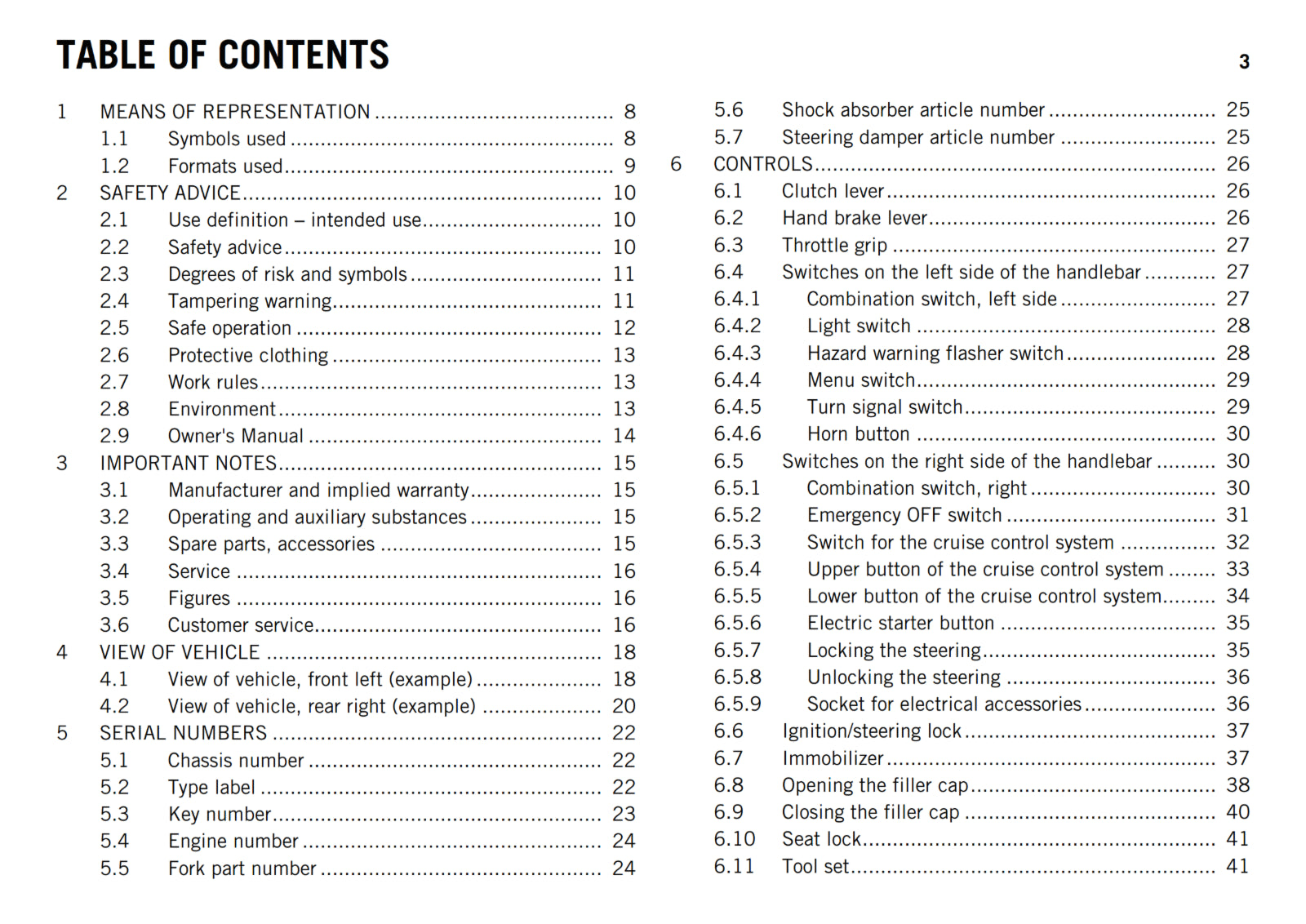 KTM 2016 - 1290 SUPER DUKE GT - OWNERS MANUAL USER GUIDE