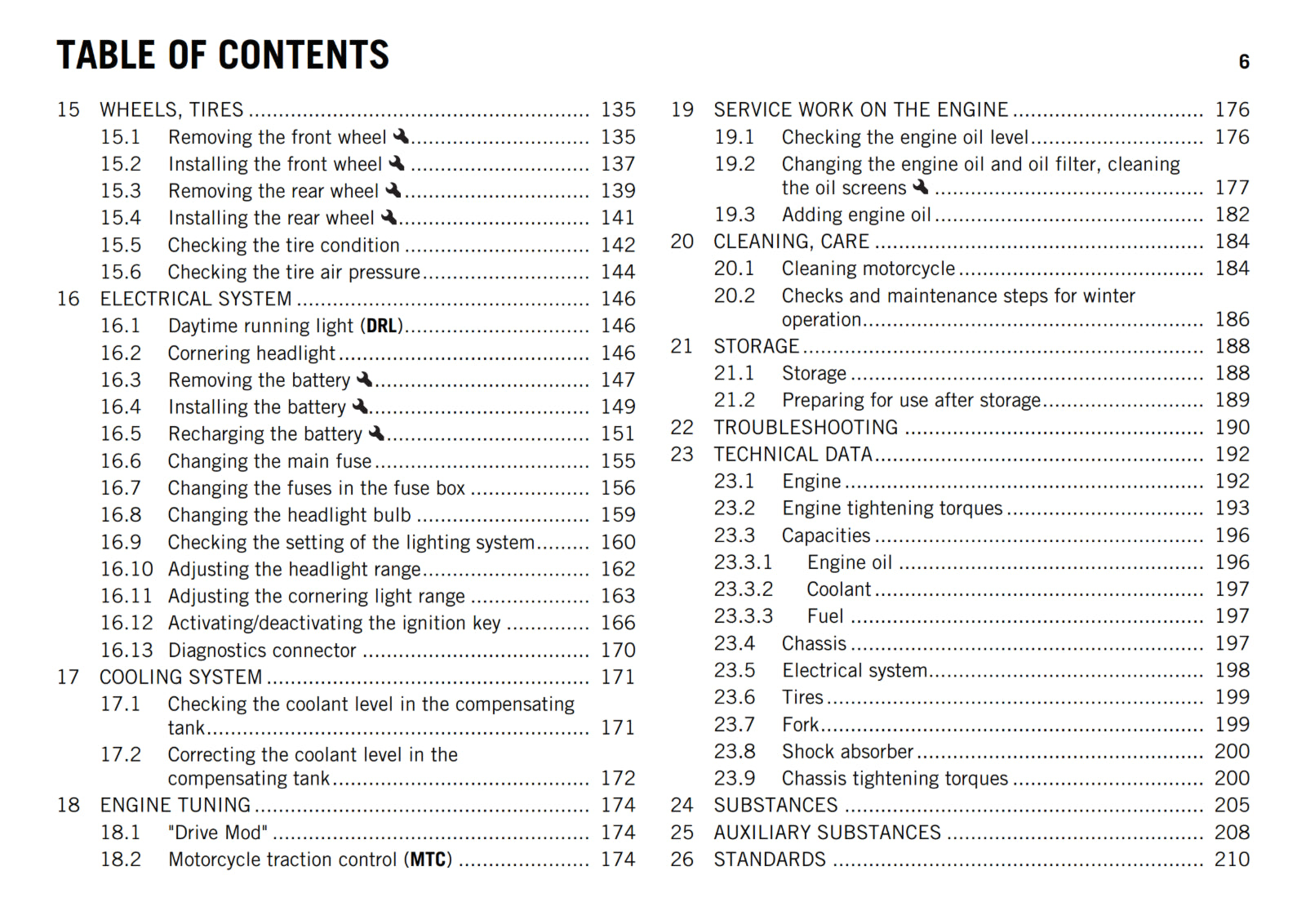 KTM 2016 - 1290 SUPER DUKE GT - OWNERS MANUAL USER GUIDE
