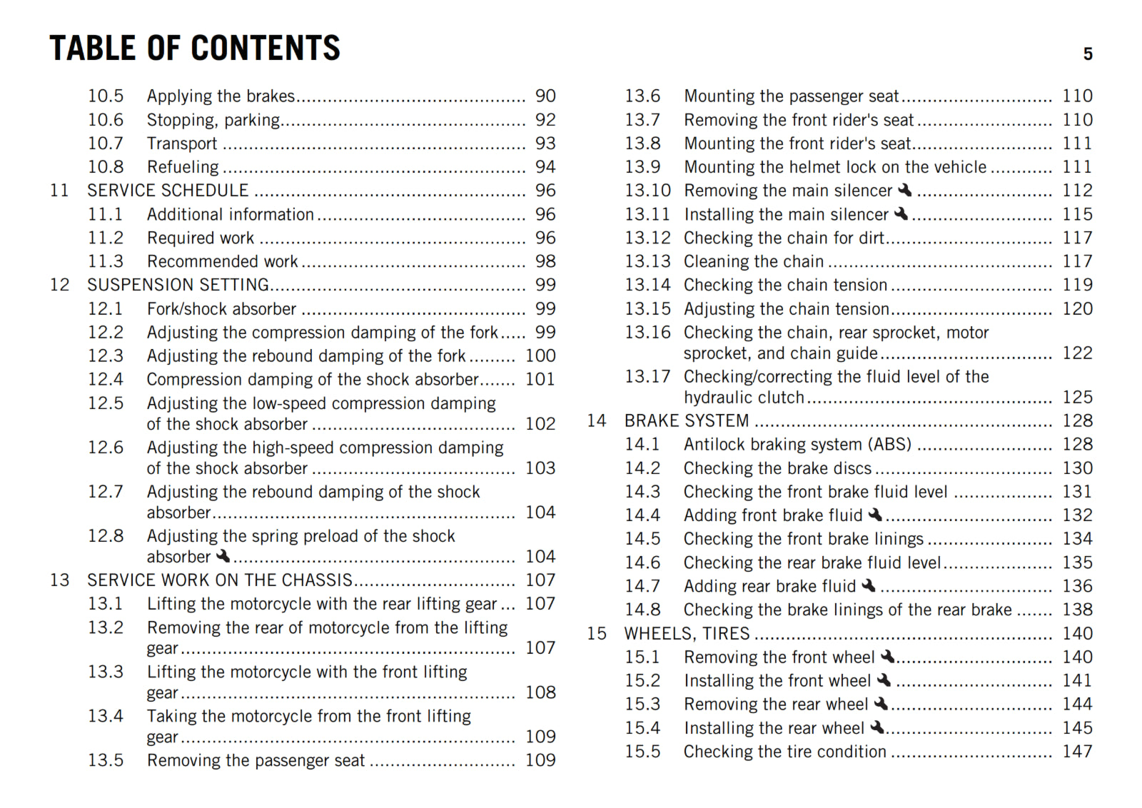 KTM 2016 - 1290 SUPER DUKE R US - OWNERS MANUAL USER GUIDE