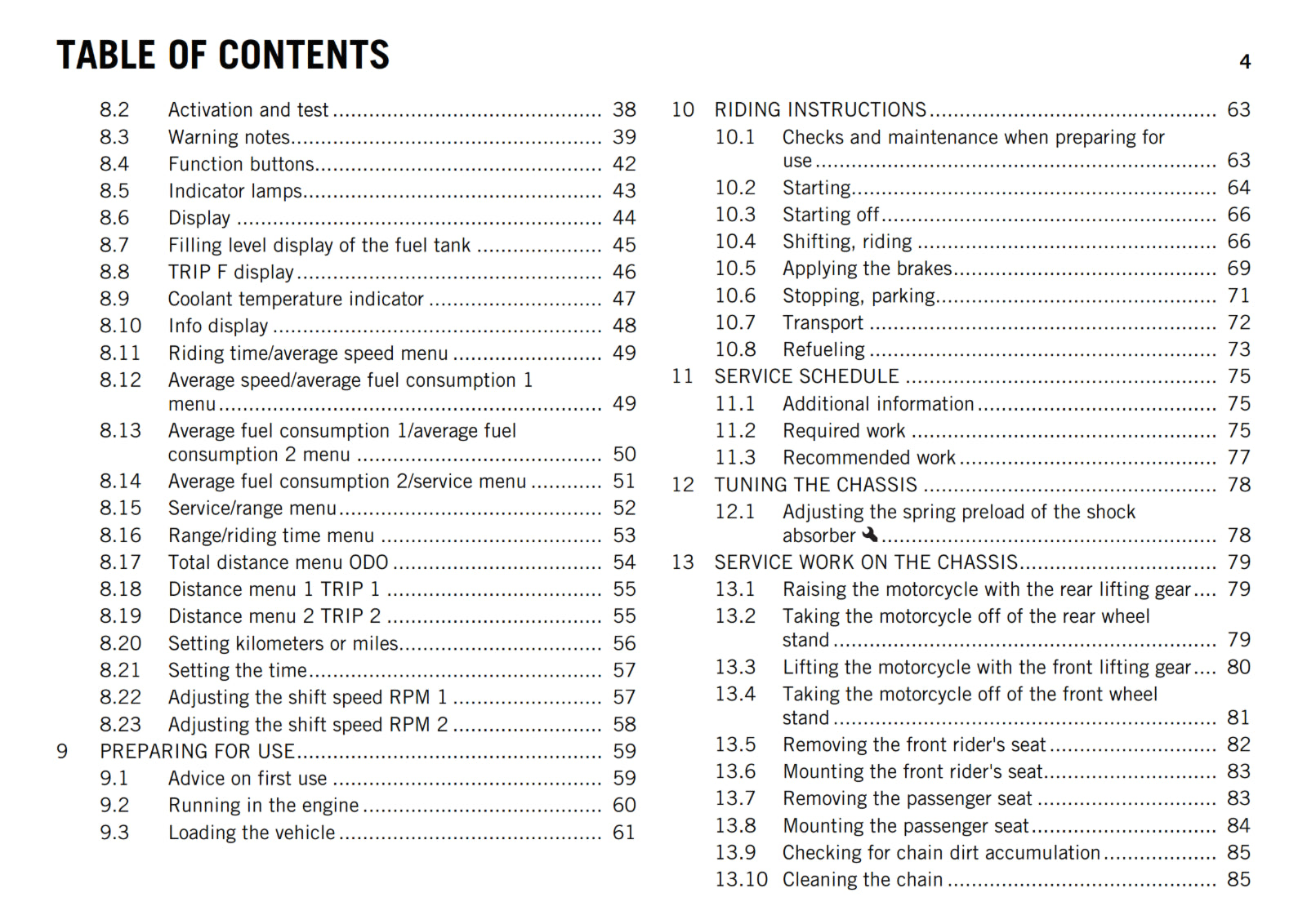 KTM 2016 - RC 390 - OWNERS MANUAL USER GUIDE