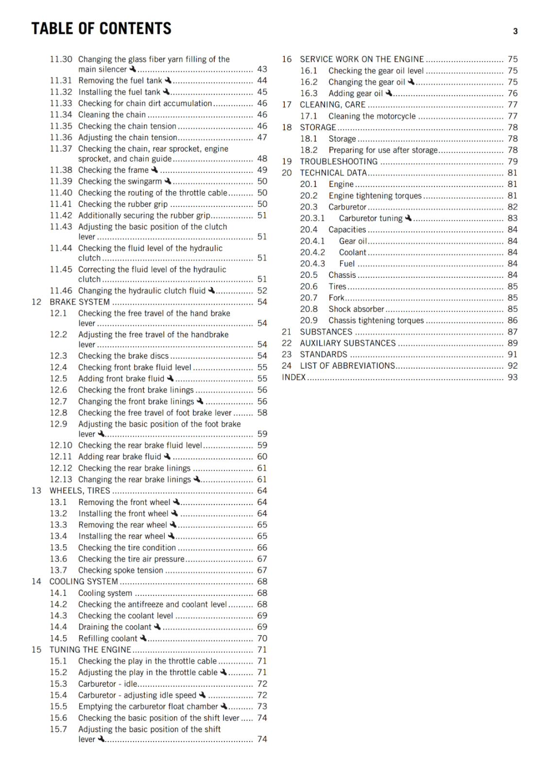 KTM 2017 - 85 SX - OWNERS MANUAL USER GUIDE