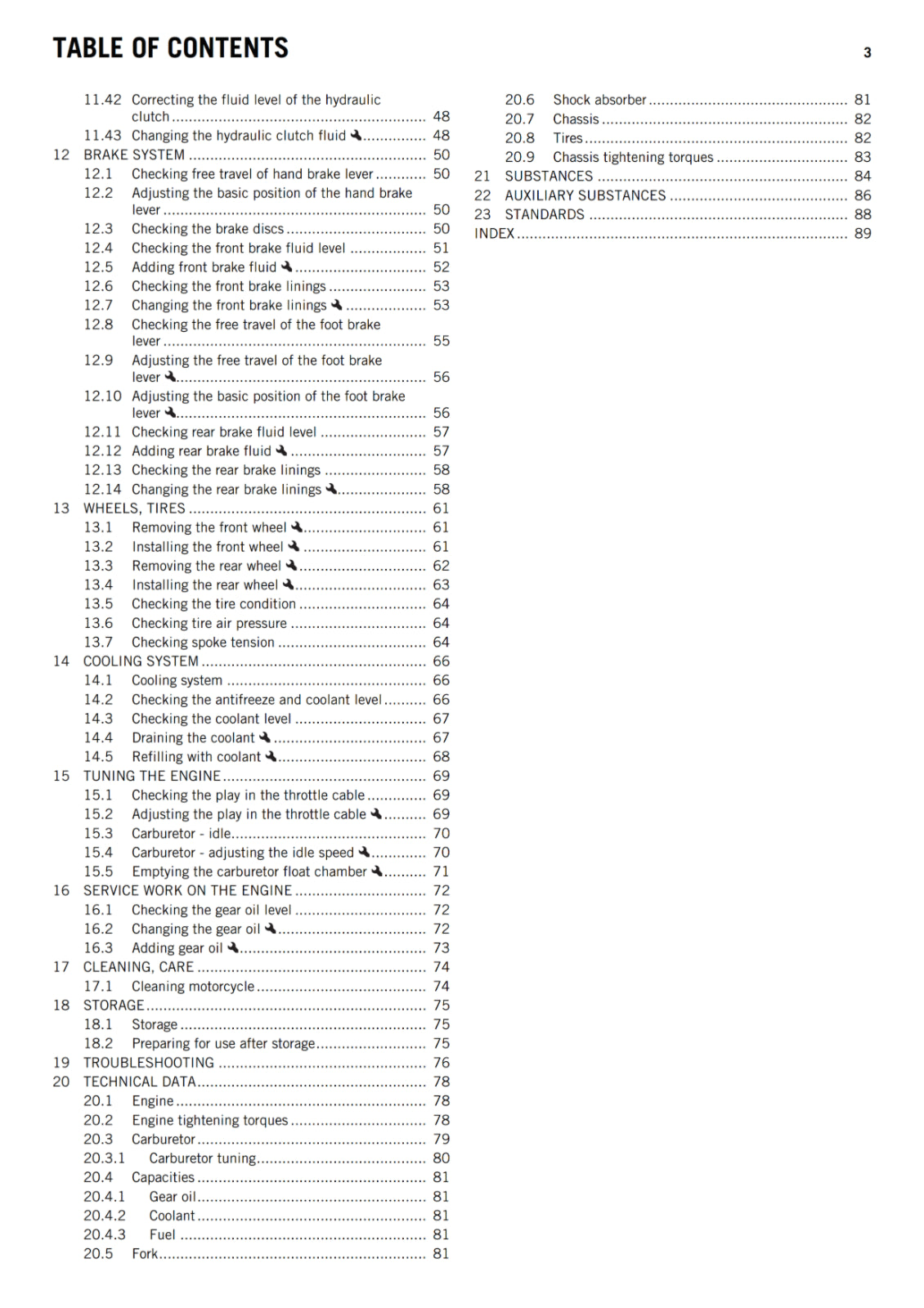 KTM 2017 - 65 SX - OWNERS MANUAL USER GUIDE