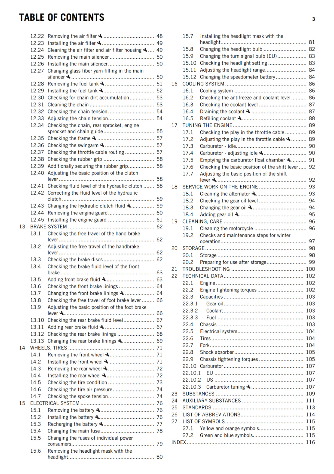KTM 2017 - FREERIDE 250 R - OWNERS MANUAL USER GUIDE