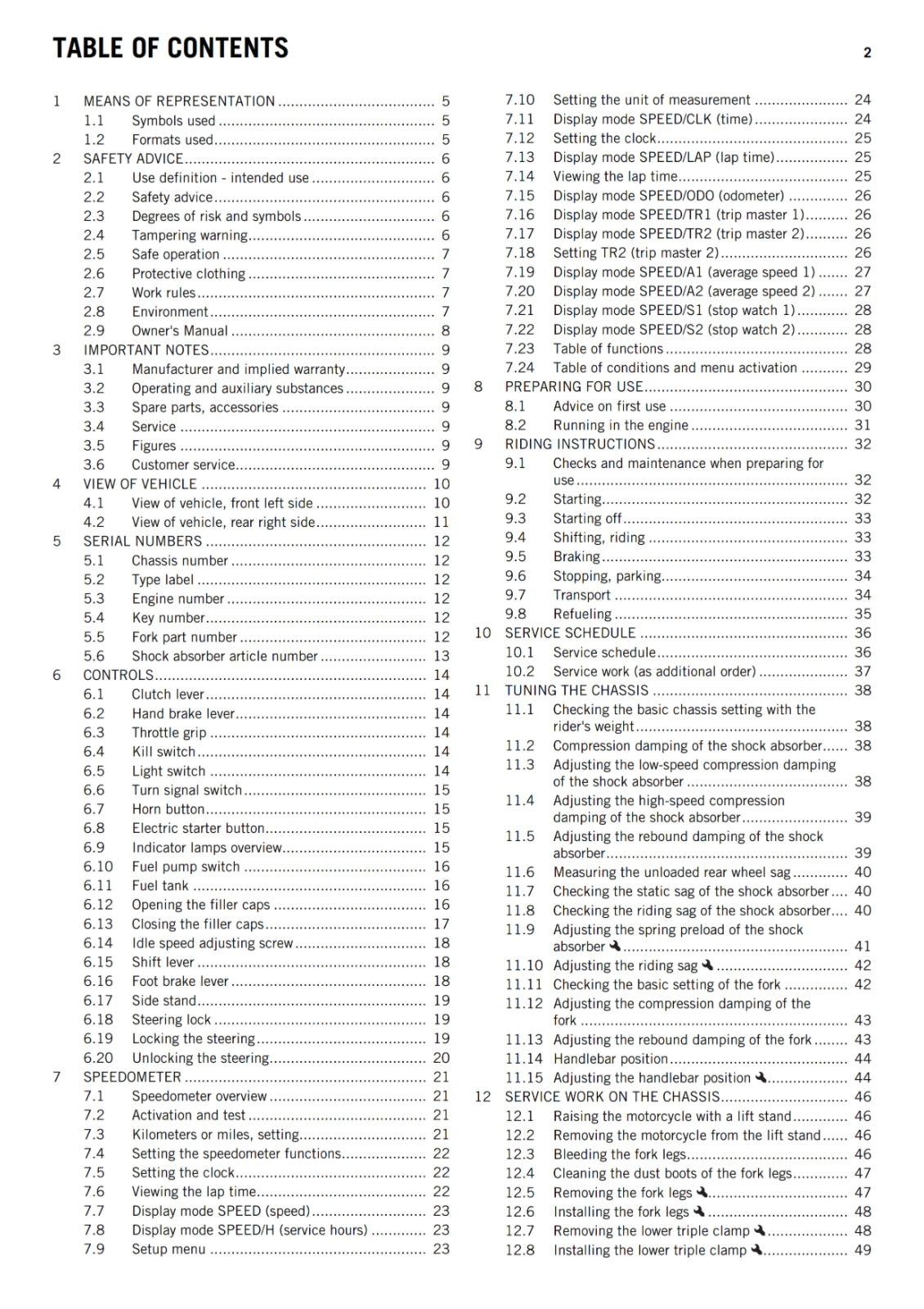 KTM 2017 - 450 RALLY FACTORY REPLICA - OWNERS MANUAL USER GUIDE