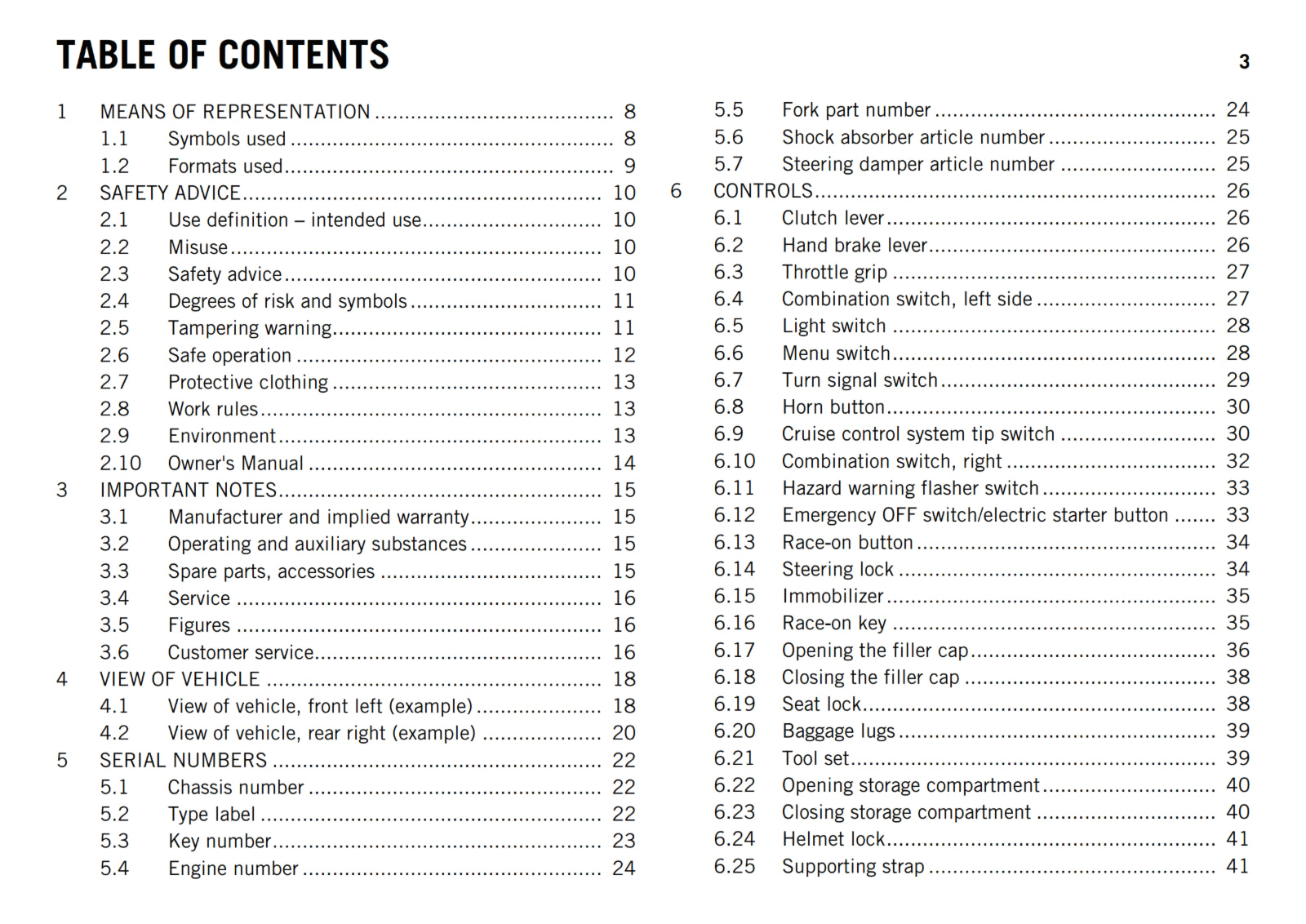 KTM 2017 - 1290 SUPER DUKE R - OWNERS MANUAL USER GUIDE
