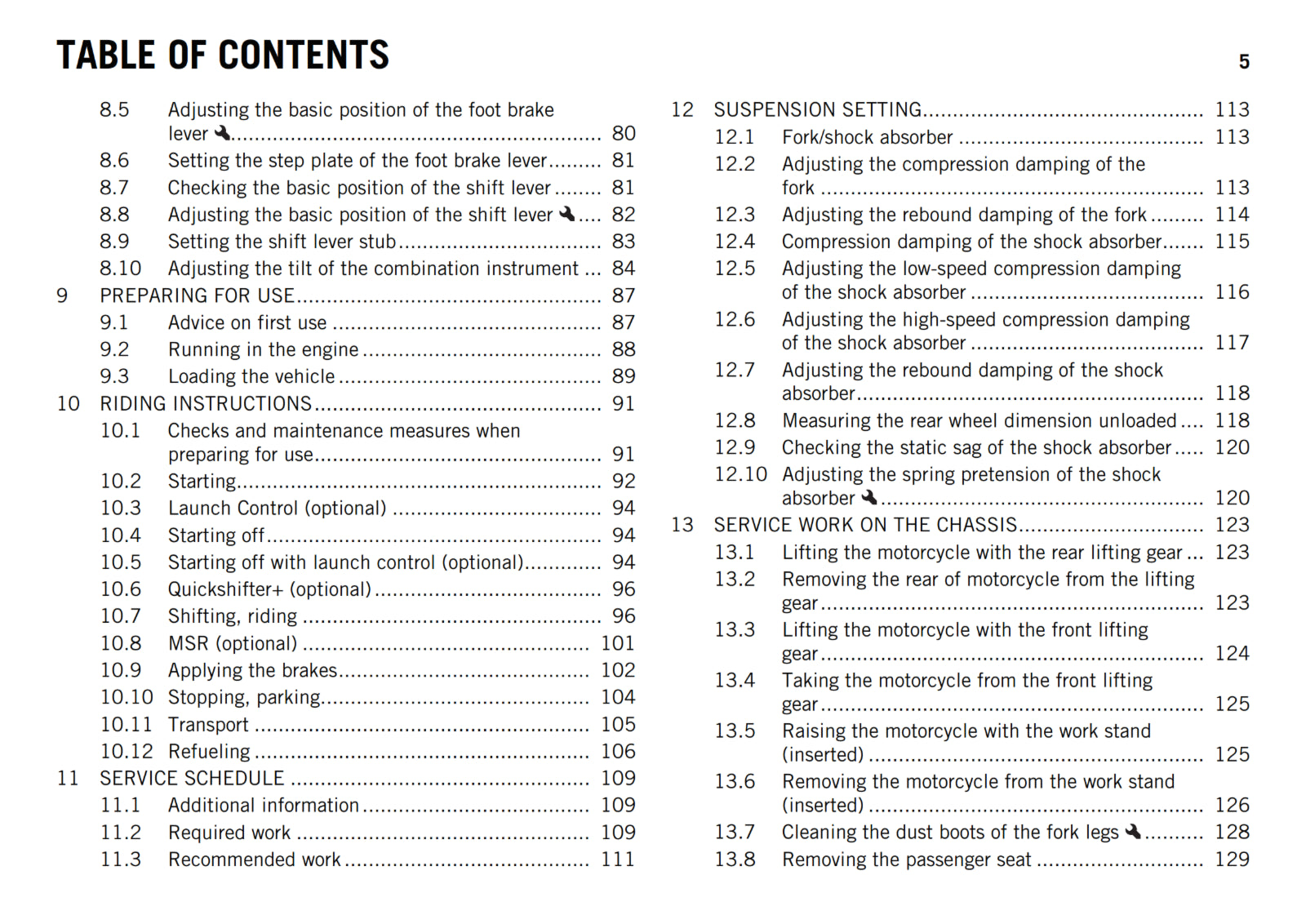 KTM 2017 - 1290 SUPER DUKE R - OWNERS MANUAL USER GUIDE