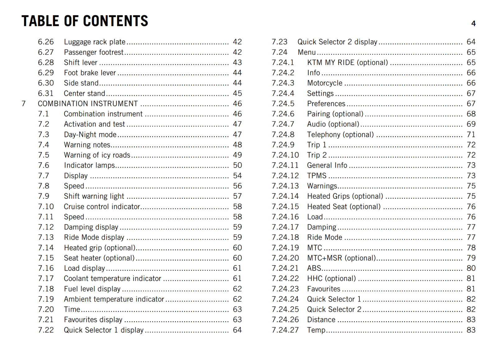 KTM 2017 - 1290 SUPER ADVENTURE S - OWNERS MANUAL USER GUIDE