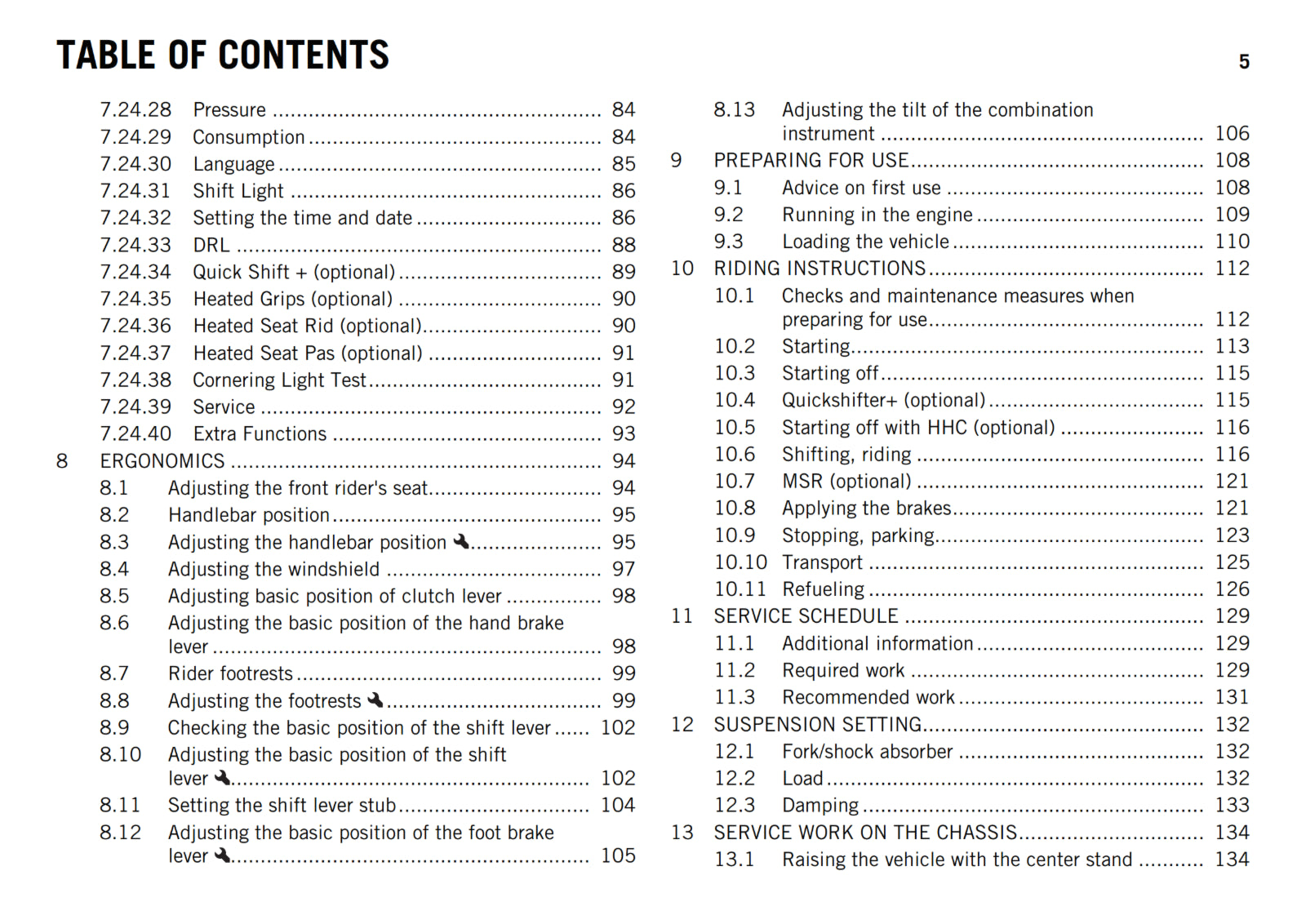 KTM 2017 - 1290 SUPER ADVENTURE S - OWNERS MANUAL USER GUIDE