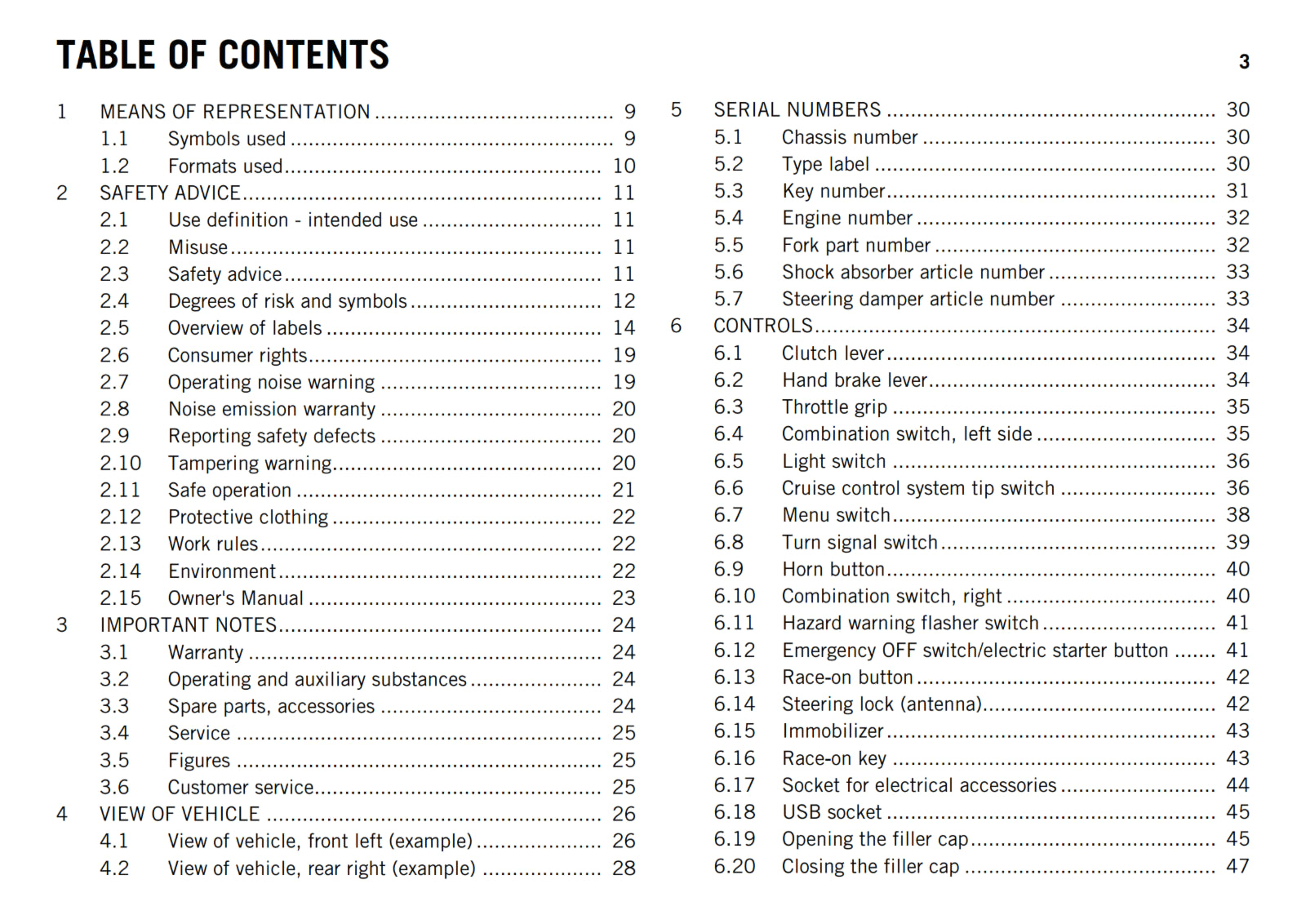 KTM 2017 - 1290 SUPER ADVENTURE R US - OWNERS MANUAL USER GUIDE