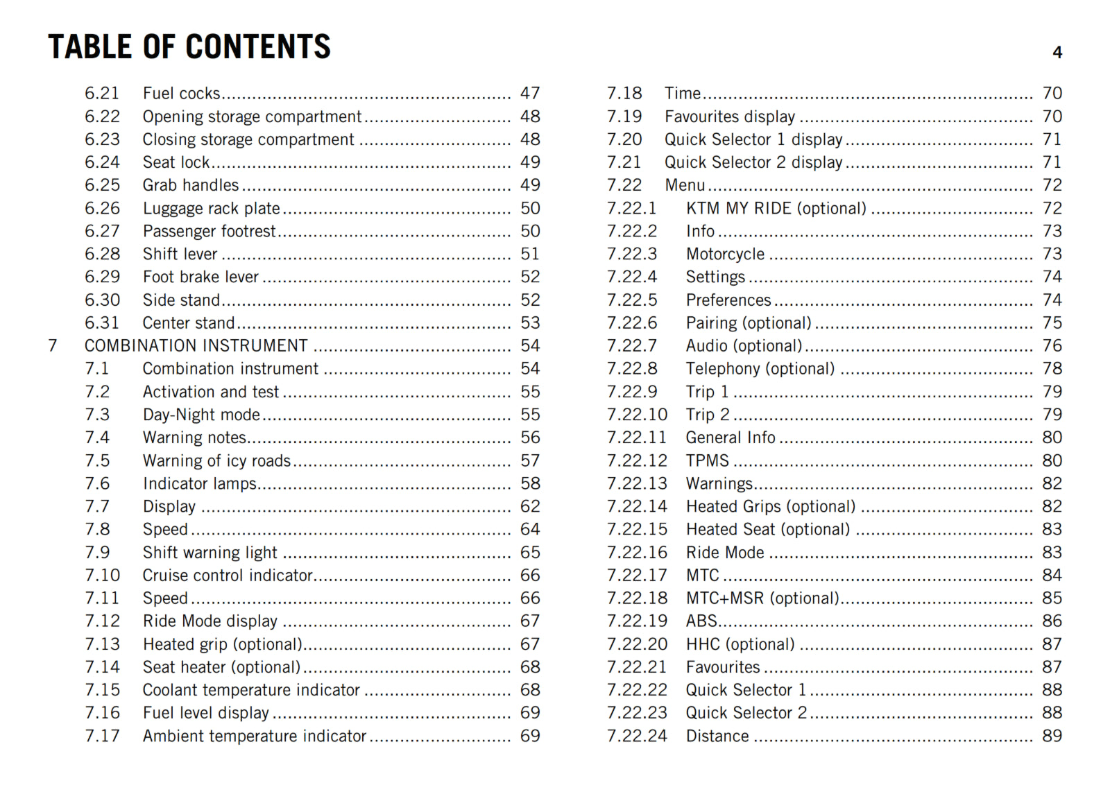 KTM 2017 - 1290 SUPER ADVENTURE R US - OWNERS MANUAL USER GUIDE
