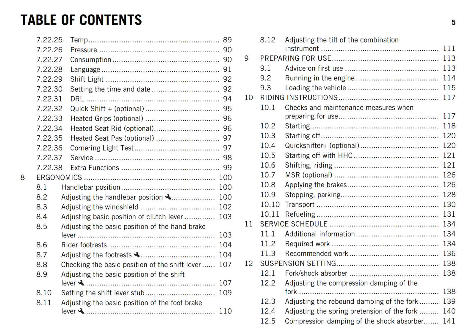 KTM 2017 - 1290 SUPER ADVENTURE R US - OWNERS MANUAL USER GUIDE