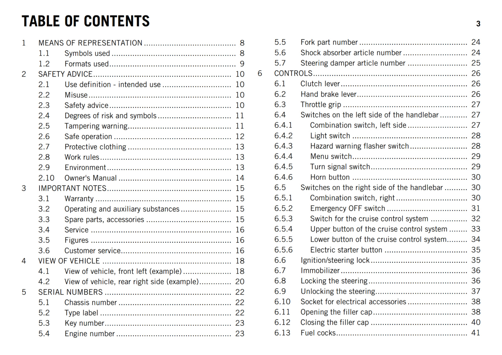 KTM 2017 - 1290 SUPER ADVENTURE T - OWNERS MANUAL USER GUIDE