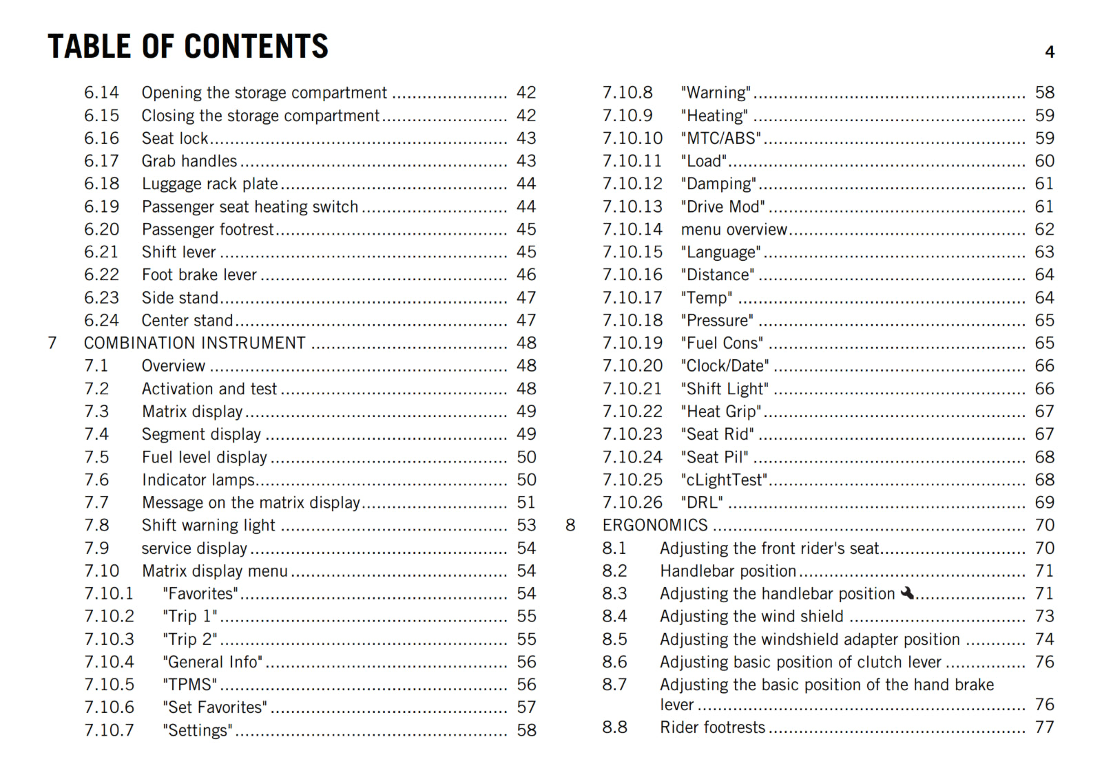 KTM 2017 - 1290 SUPER ADVENTURE T - OWNERS MANUAL USER GUIDE