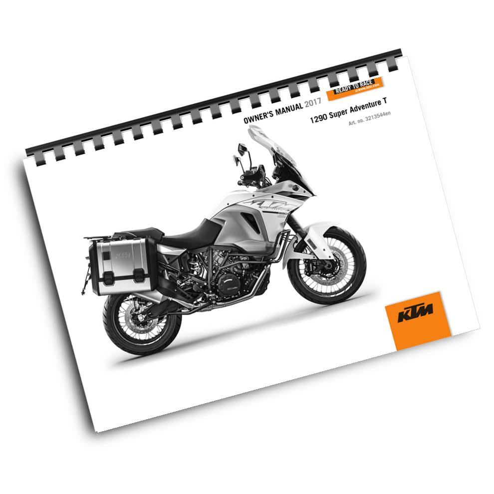 KTM 2017 - 1290 SUPER ADVENTURE T US - OWNERS MANUAL USER GUIDE