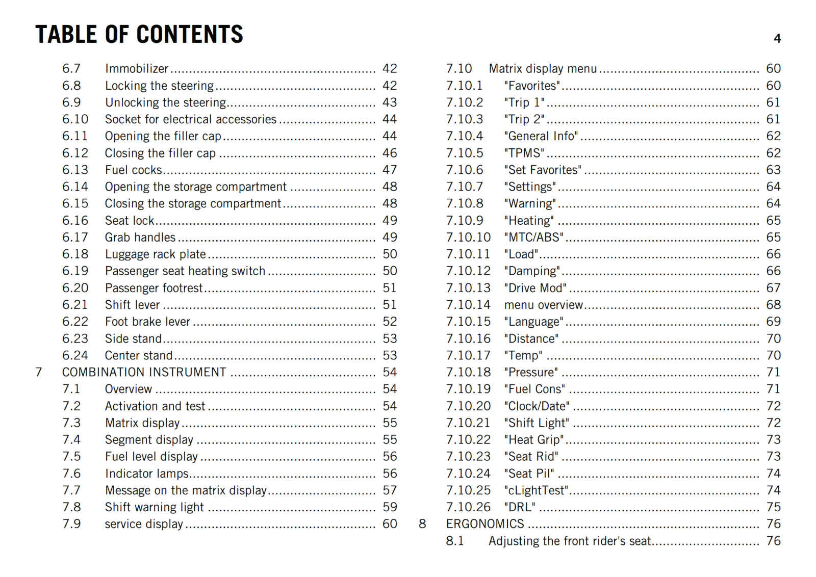 KTM 2017 - 1290 SUPER ADVENTURE T US - OWNERS MANUAL USER GUIDE