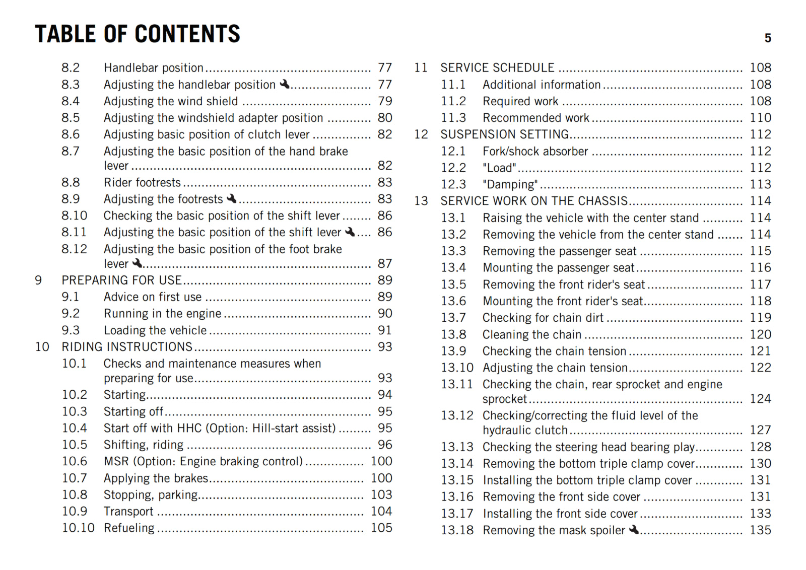 KTM 2017 - 1290 SUPER ADVENTURE T US - OWNERS MANUAL USER GUIDE