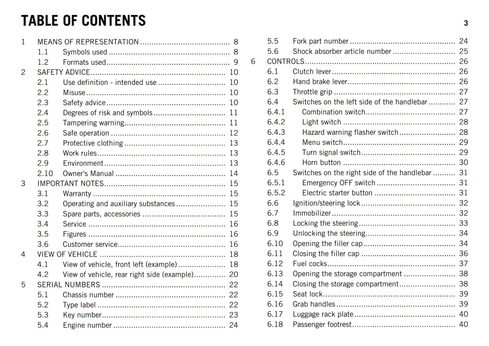 KTM 2017 - 1090 ADVENTURE - OWNERS MANUAL USER GUIDE
