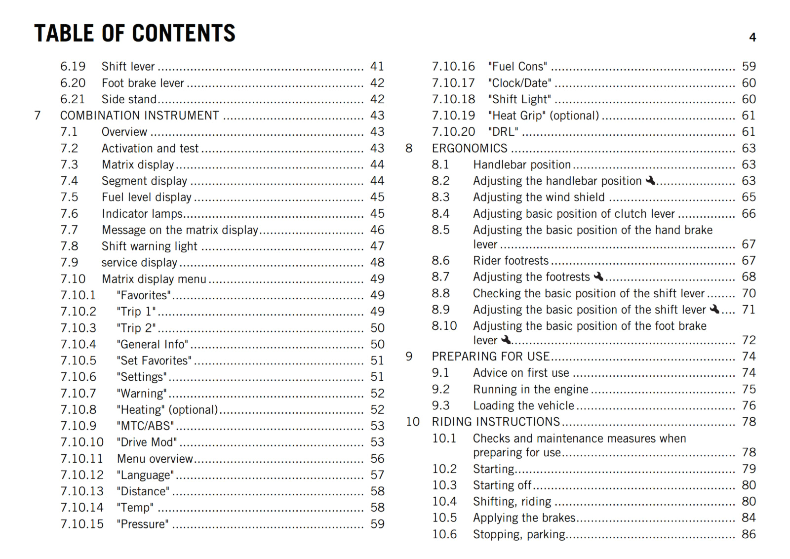 KTM 2017 - 1090 ADVENTURE - OWNERS MANUAL USER GUIDE