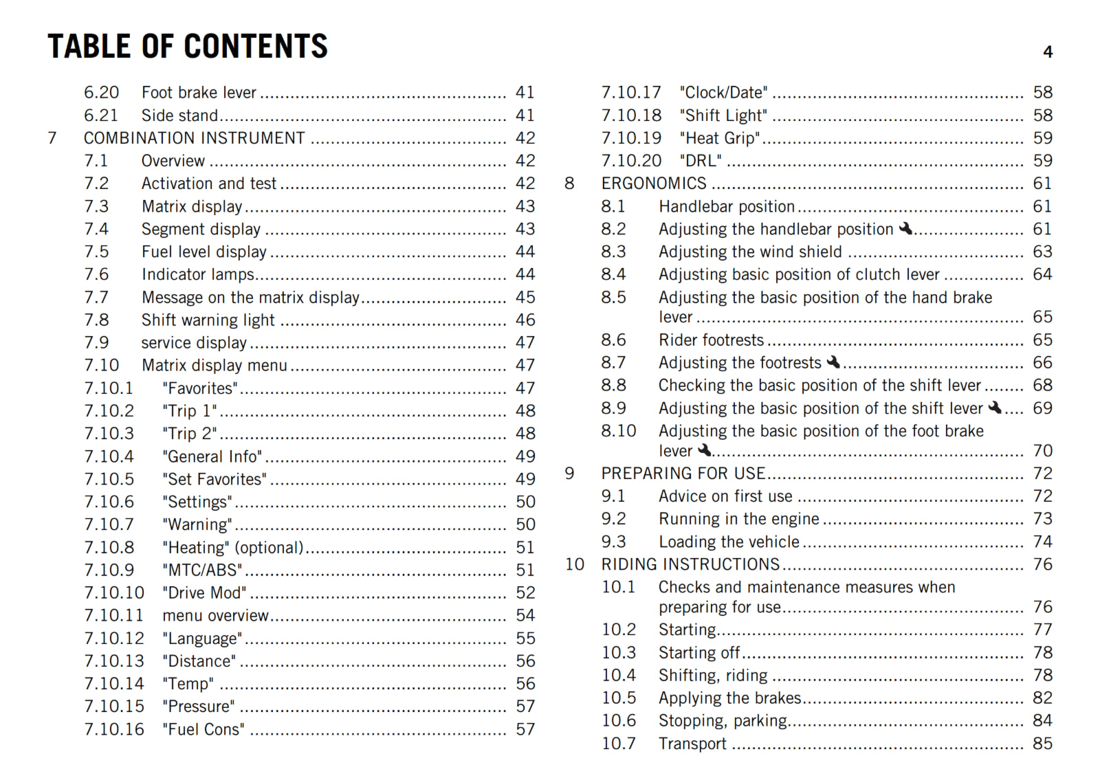 KTM 2017 - 1090 ADVENTURE R - OWNERS MANUAL USER GUIDE