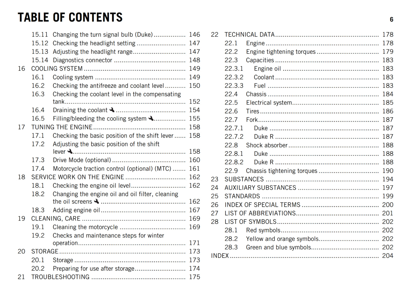 KTM 2017 - 690 DUKE R - OWNERS MANUAL USER GUIDE