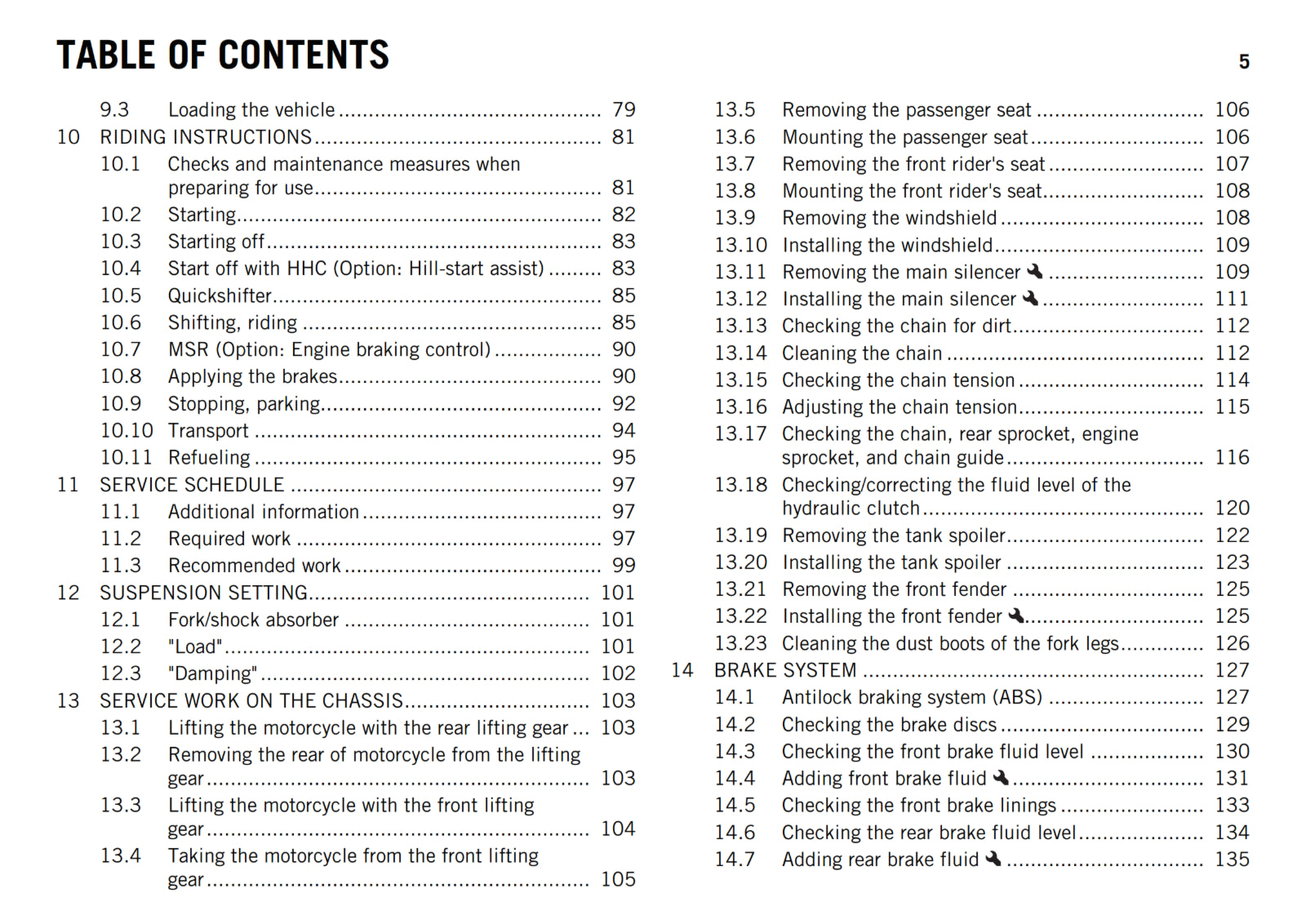 KTM 2017 - 1290 SUPER DUKE GT - OWNERS MANUAL USER GUIDE