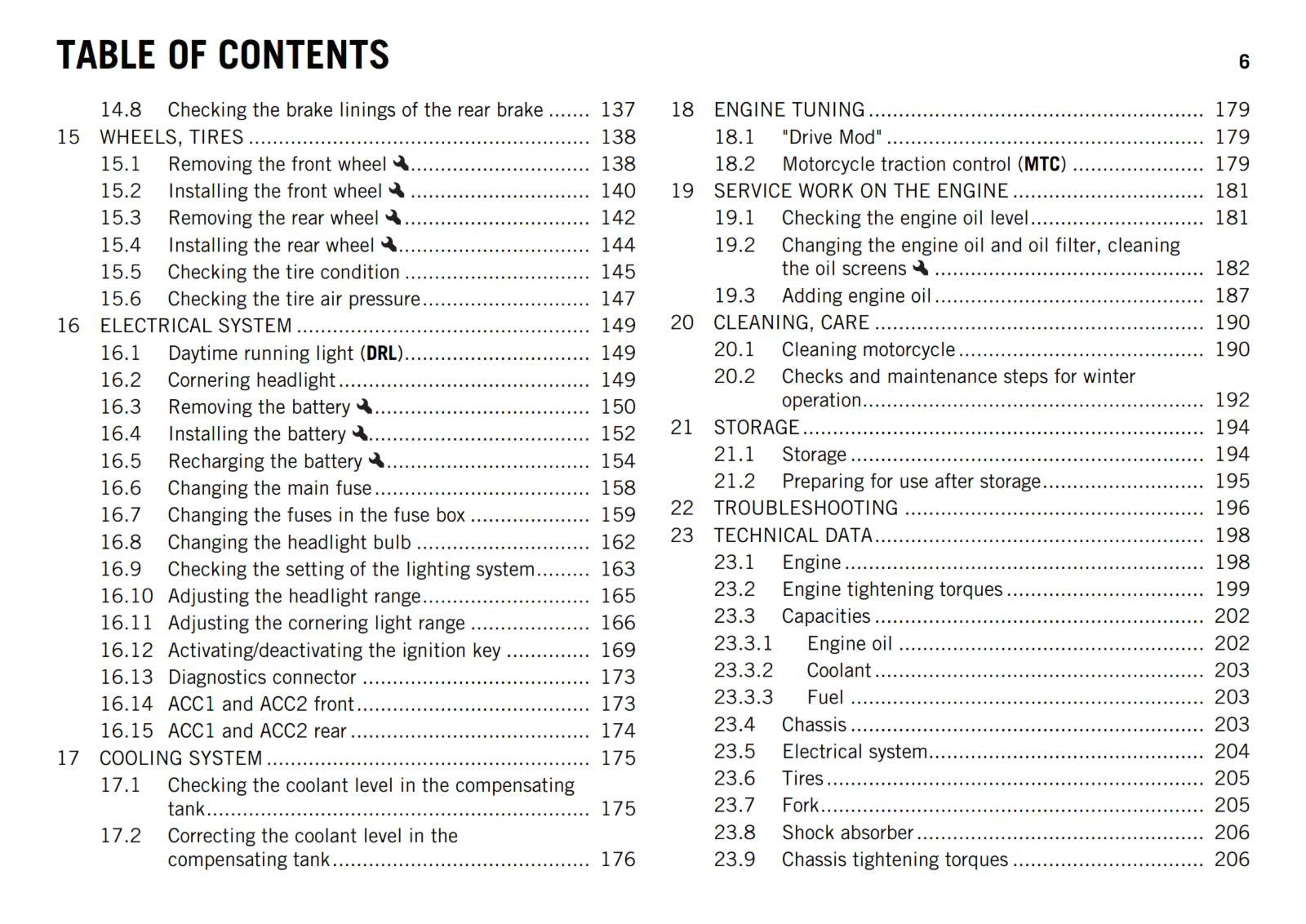 KTM 2017 - 1290 SUPER DUKE GT - OWNERS MANUAL USER GUIDE