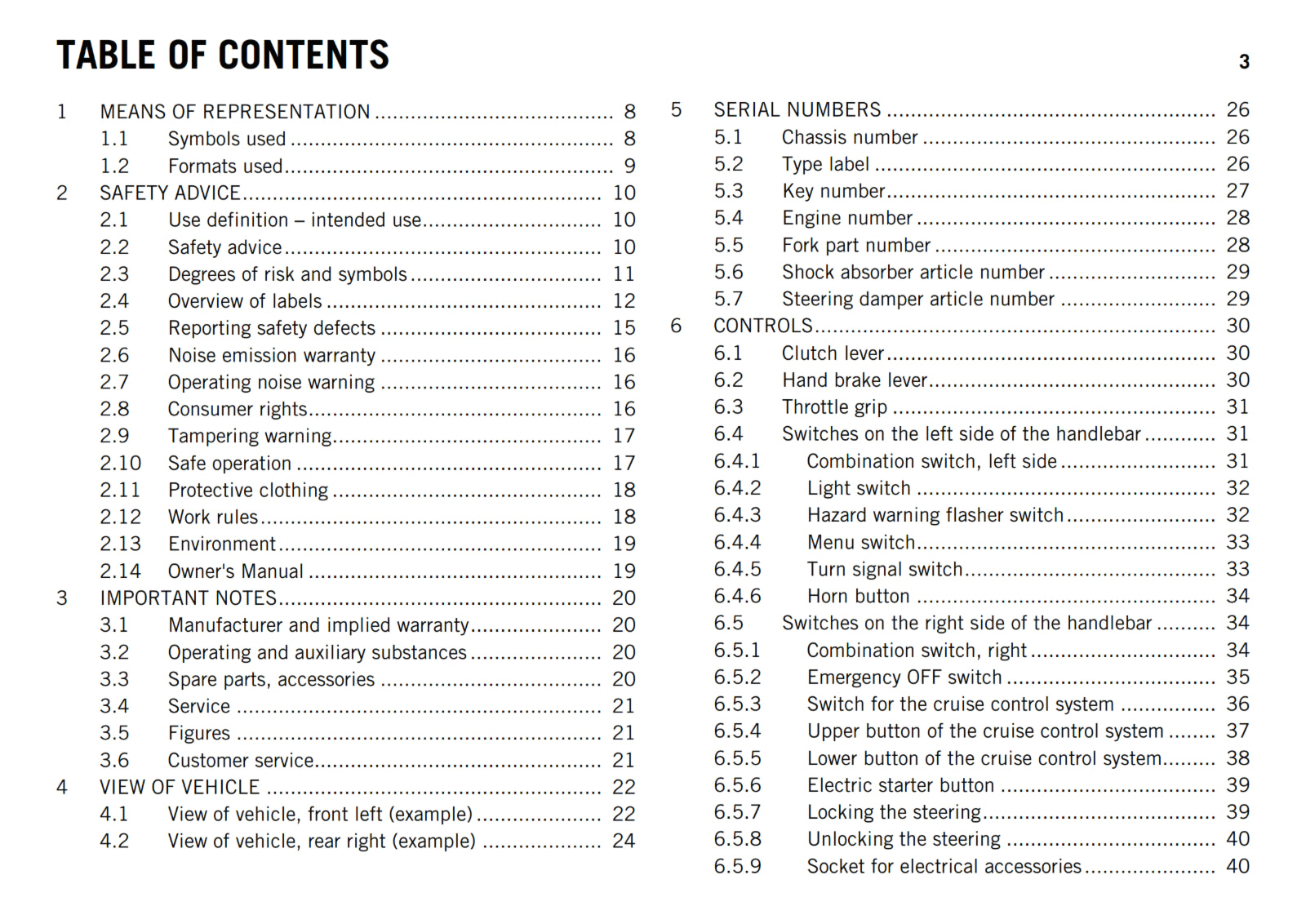 KTM 2017 - 1290 SUPER DUKE GT US - OWNERS MANUAL USER GUIDE