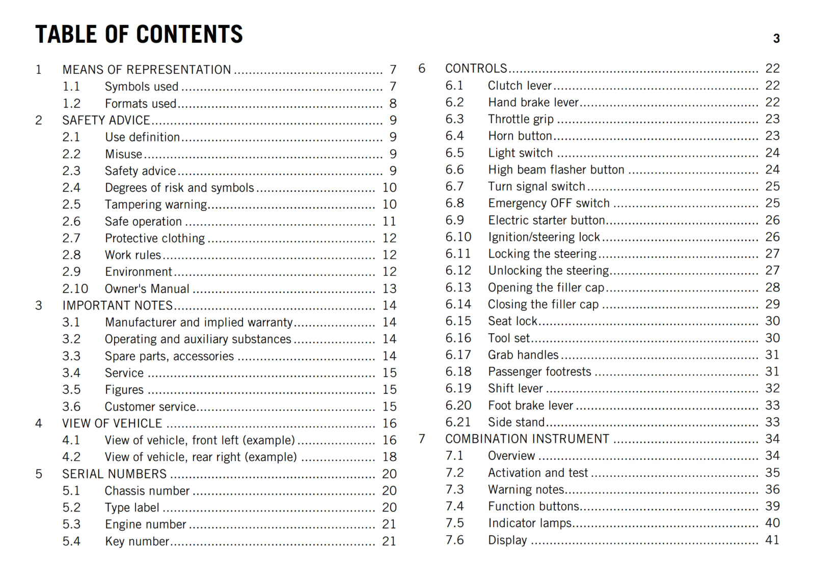 KTM 2017 - RC 250 - OWNERS MANUAL USER GUIDE