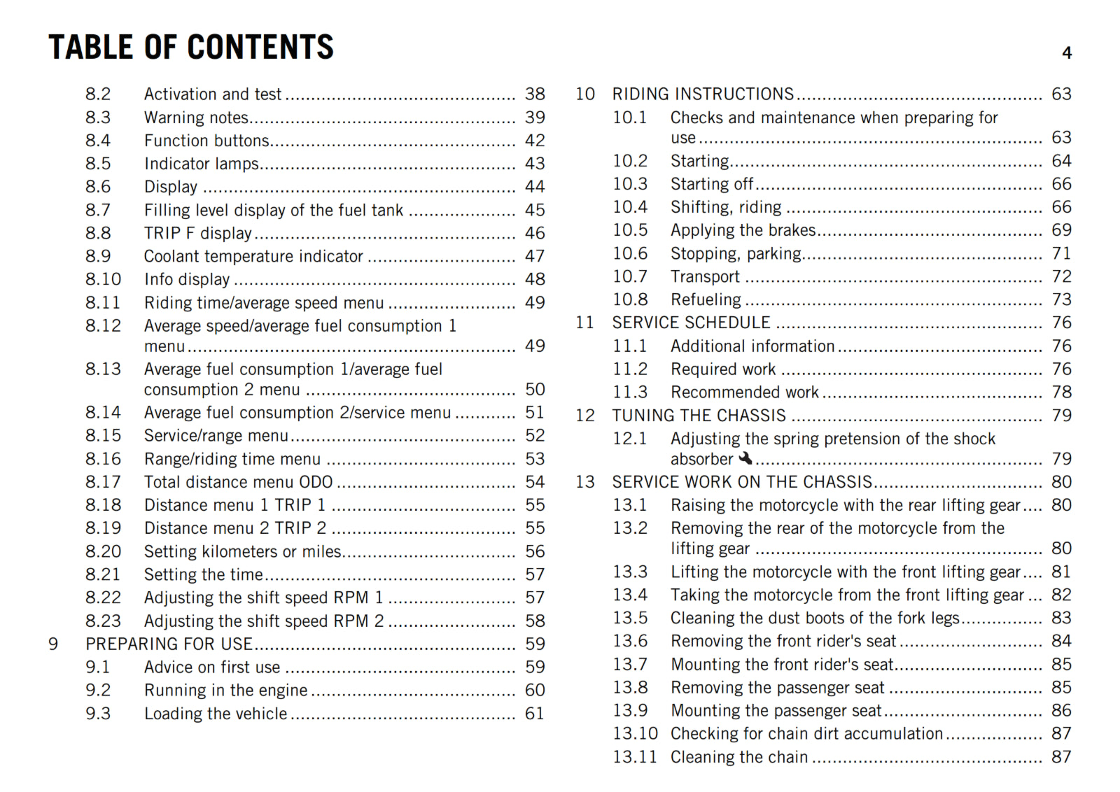 KTM 2017 - RC 390 - OWNERS MANUAL USER GUIDE