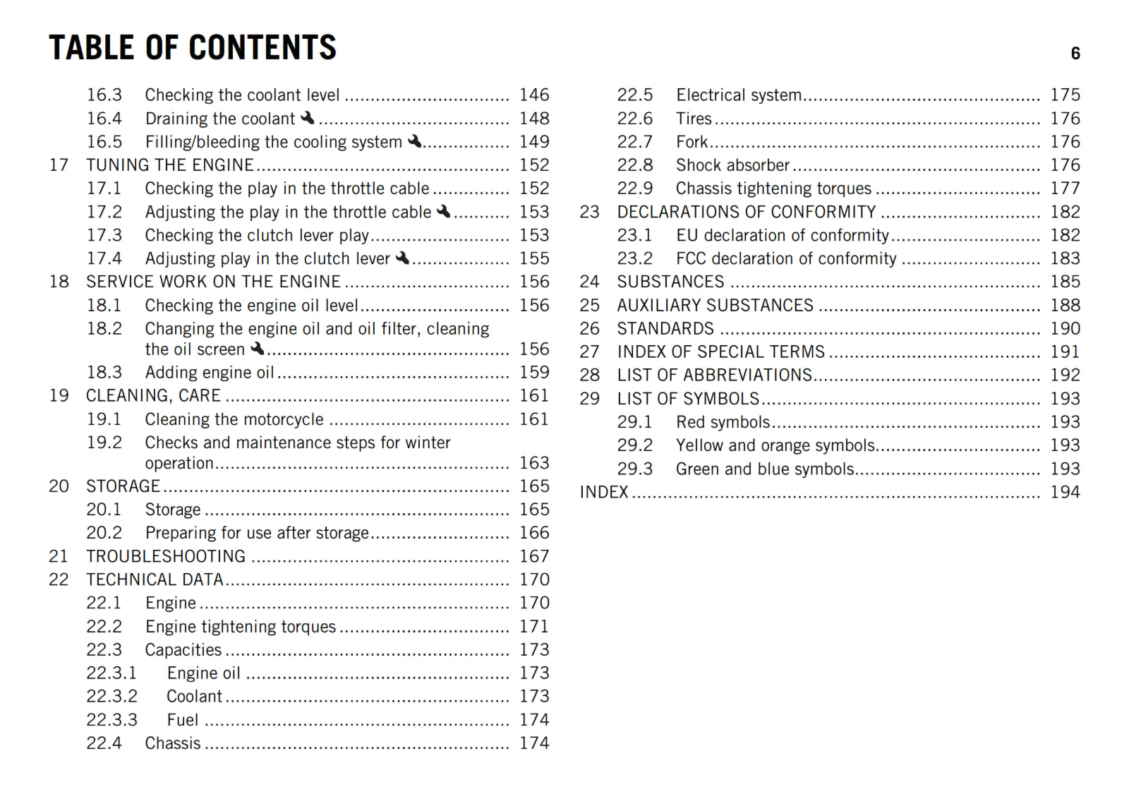 KTM 2017 - 125 DUKE - OWNERS MANUAL USER GUIDE